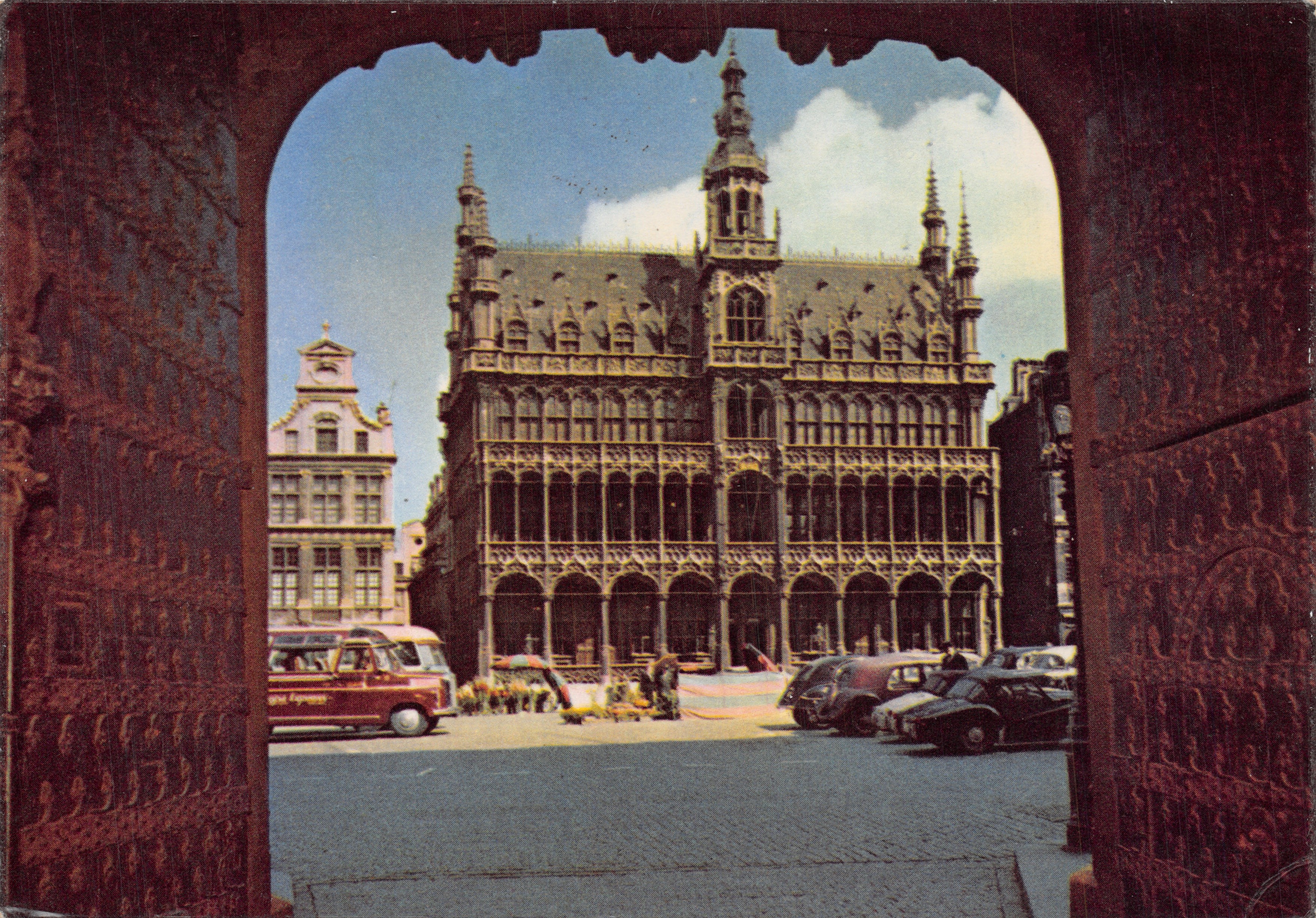 Casa del Rey — vista del portal del Ayuntamiento — Ern. Thill, Bruselas