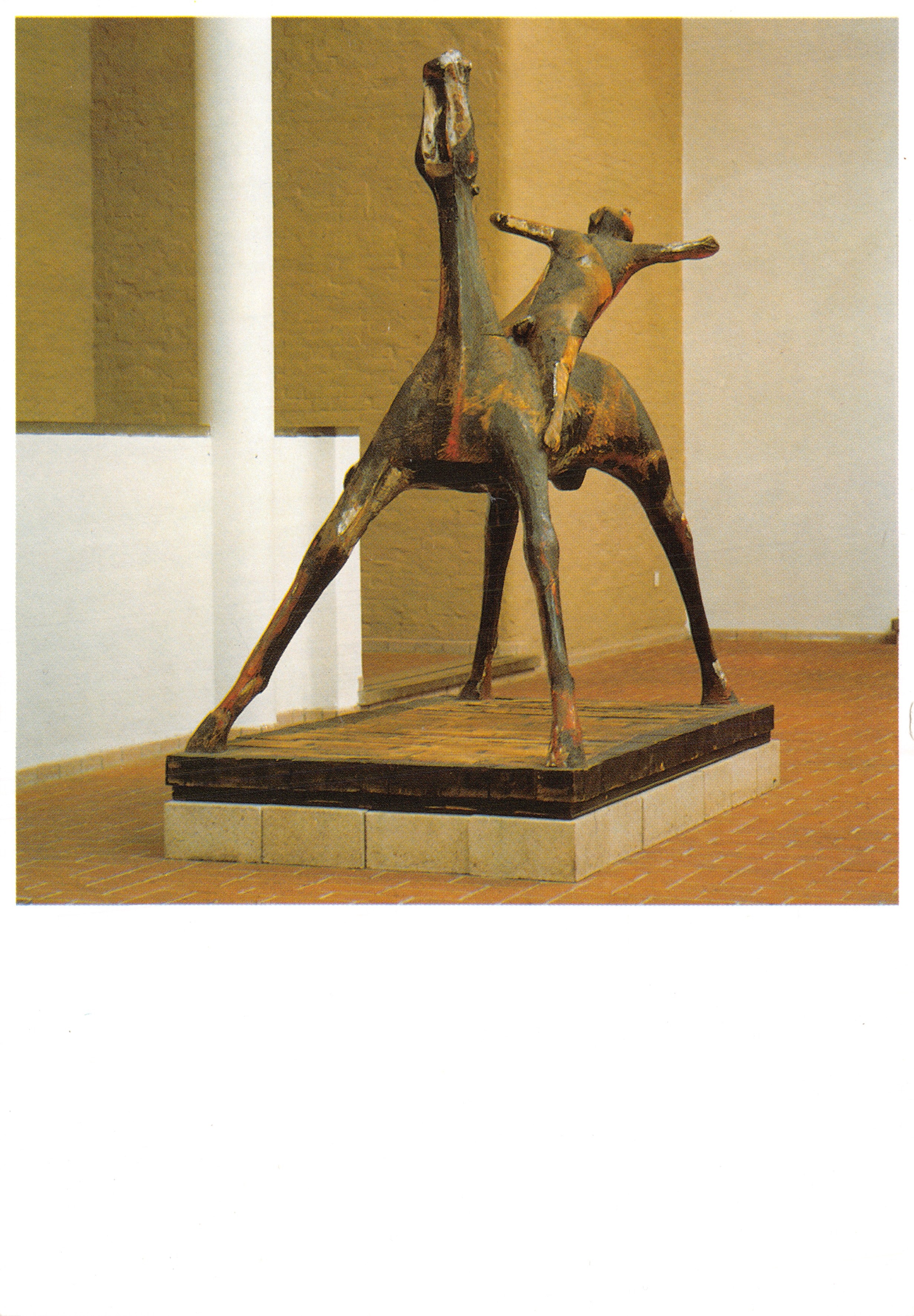 Piękność i kozioł — rzeźba Marino Marini — Muzeum Kröller-Müller, Otterlo — wydawca: ART UNLIMITED AMSTERDAM