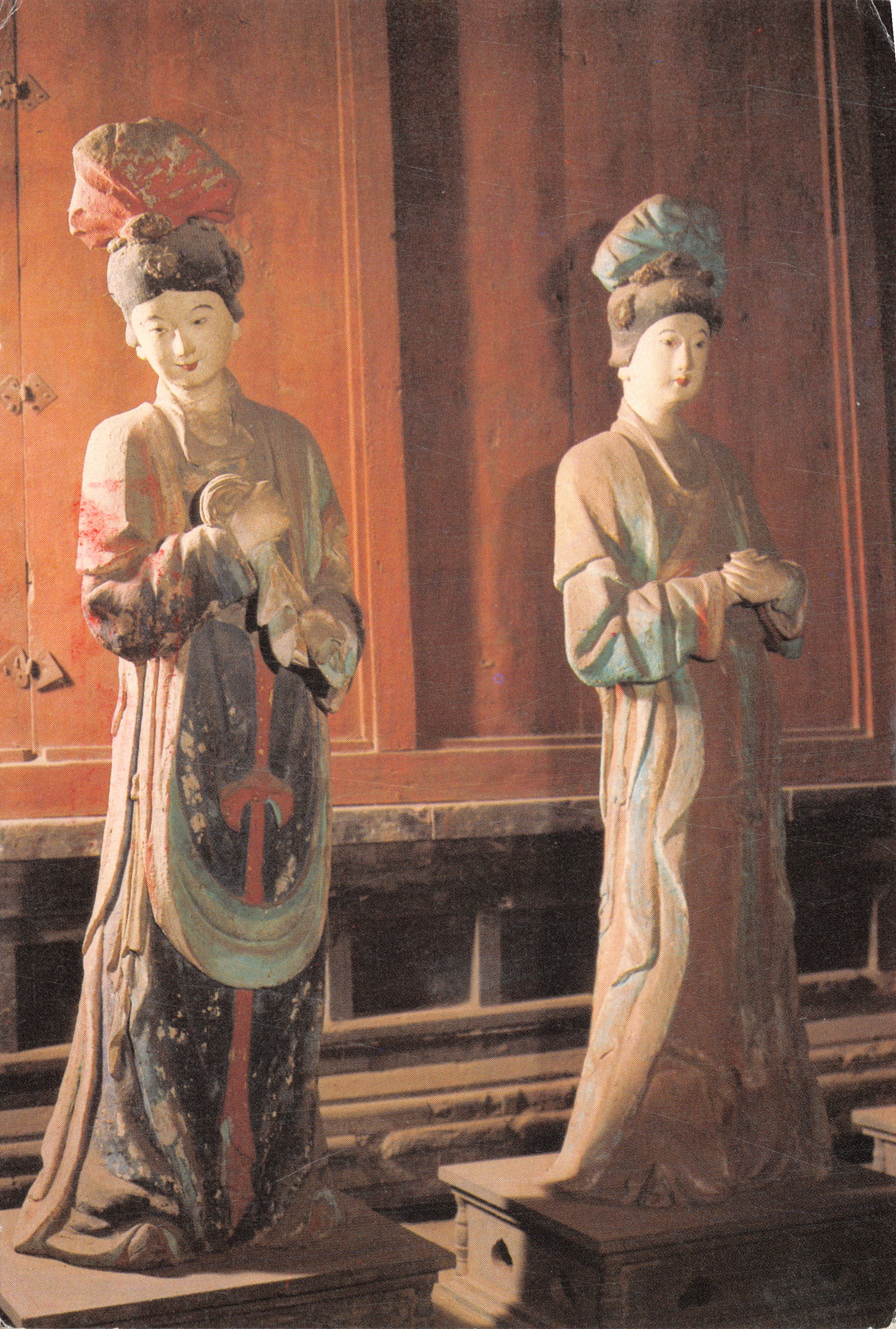 Statuettes van dames uit de Song-dynastie — Paleis — uitgever onbekend