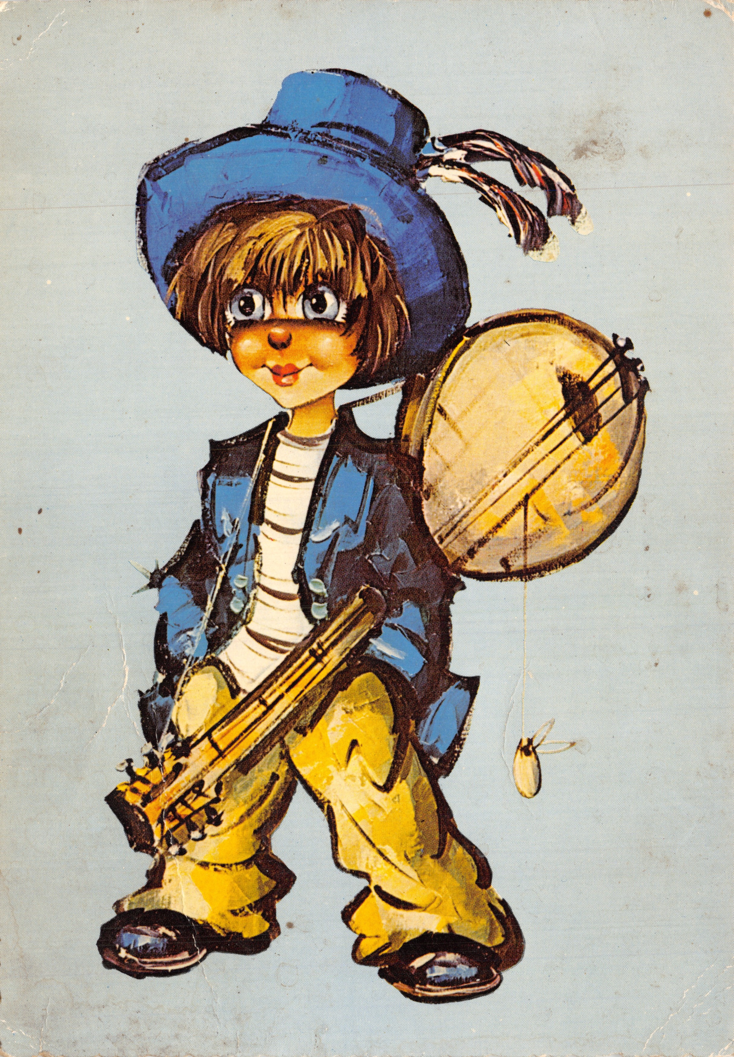 Bambino musicista — con mandolino — editore ITALCOLOR