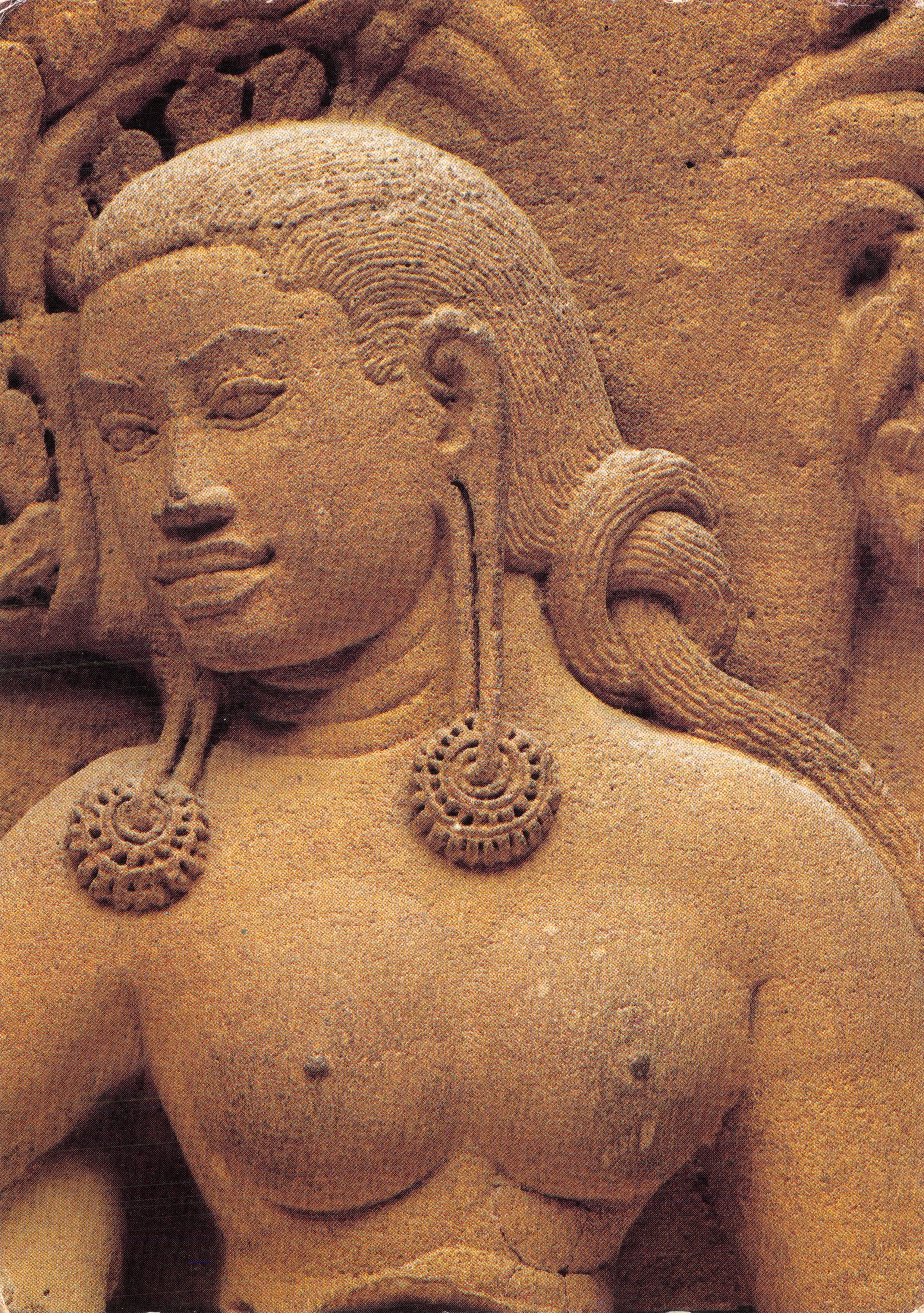 Fionton afkomstig van het tempelcomplex Banteay Srei — detail — Uitgave van de Reunie van Nationale Musea