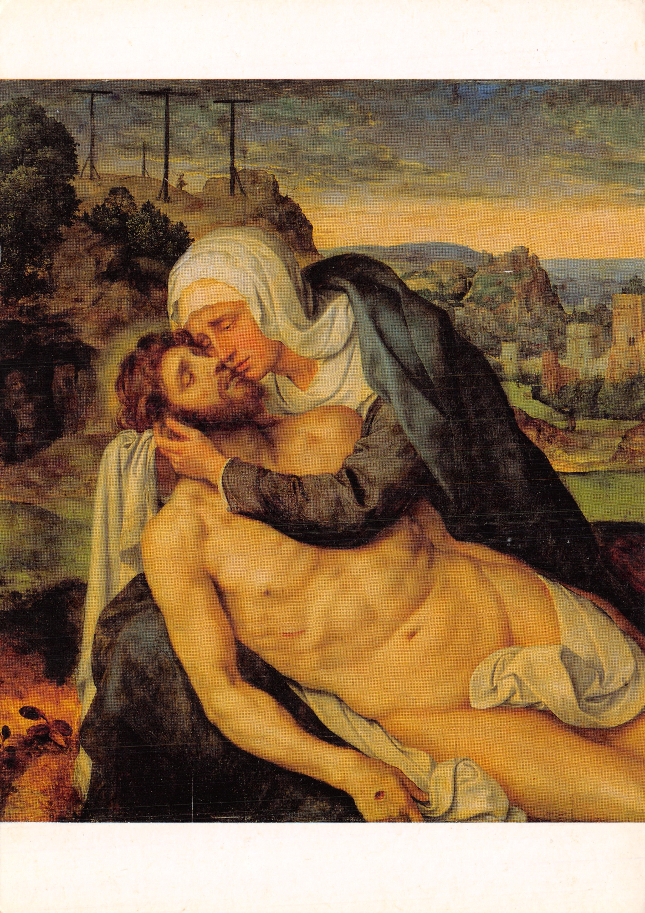 Lamentación de Cristo — pintura de Willem Key (1515-1568) — Hirmer Verlag, Múnich, n.º 2265