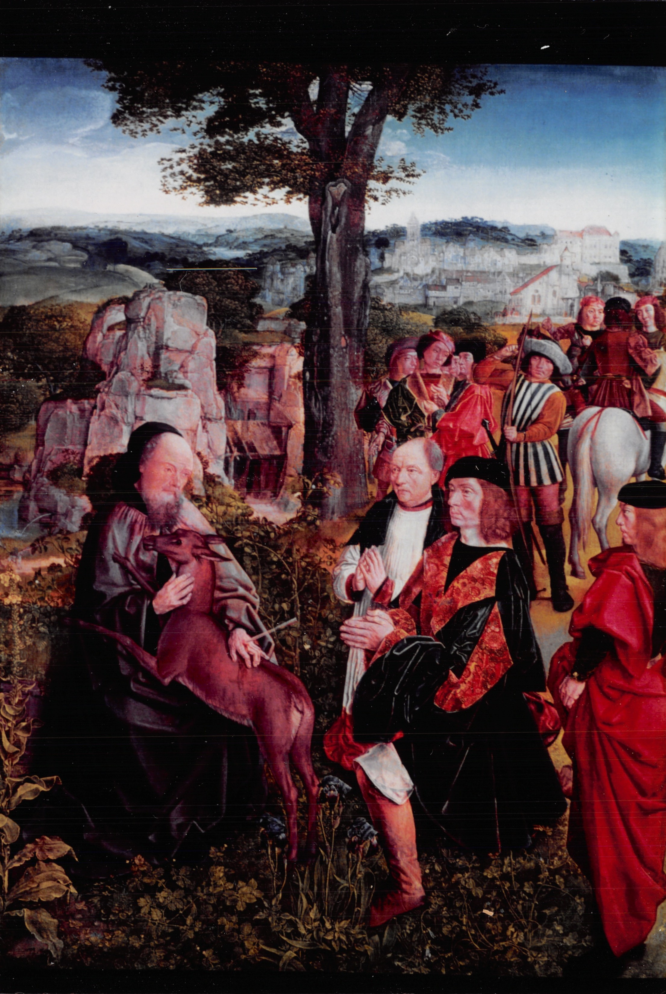 Saint Gilles et le troisième — scène de la galerie N. Gallery — éditeur N. Gallery