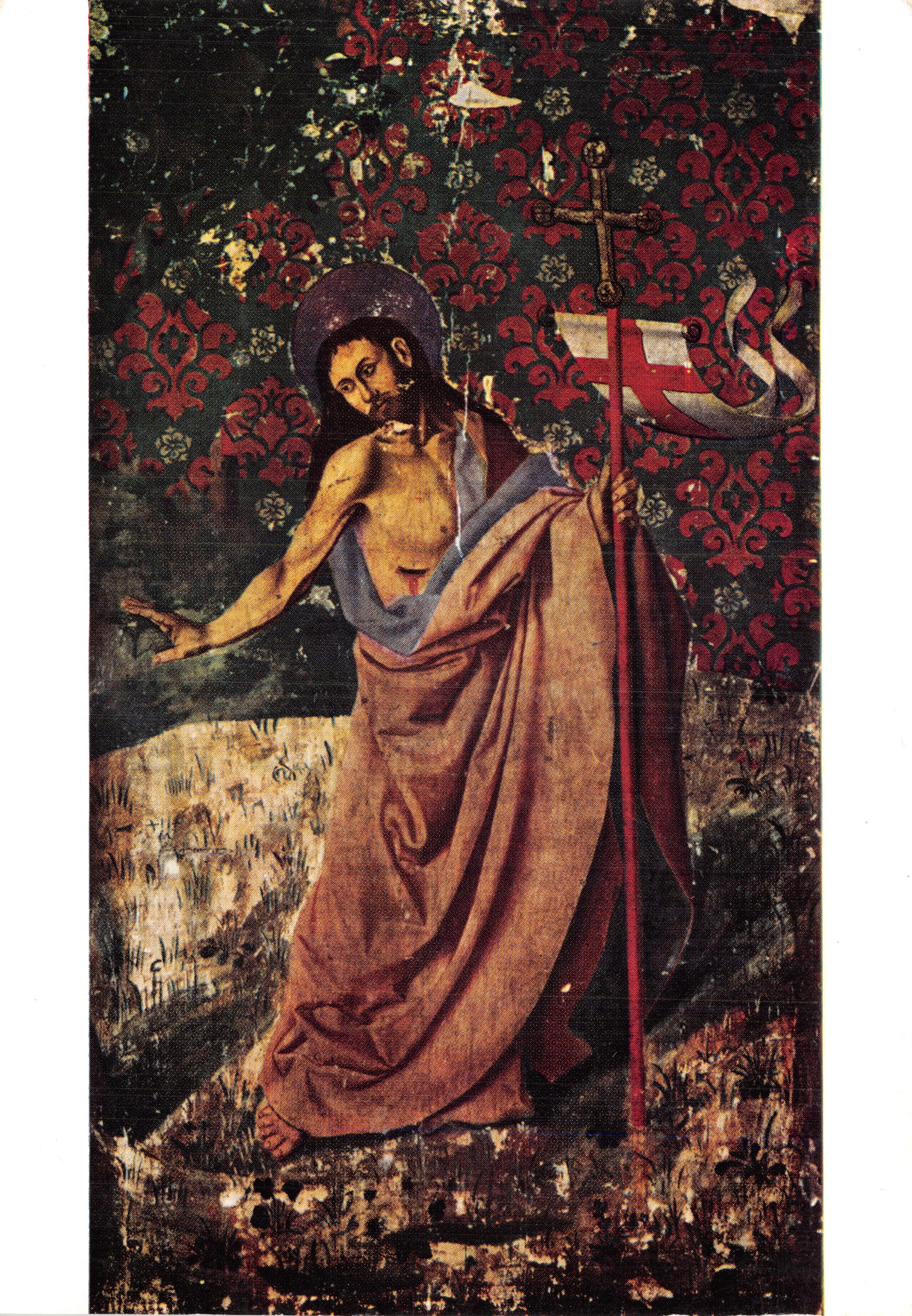 El Cristo - Cristo — pintura del Maestro de la Anunciación de Aix-en-Provence, editor Impr. Solédi