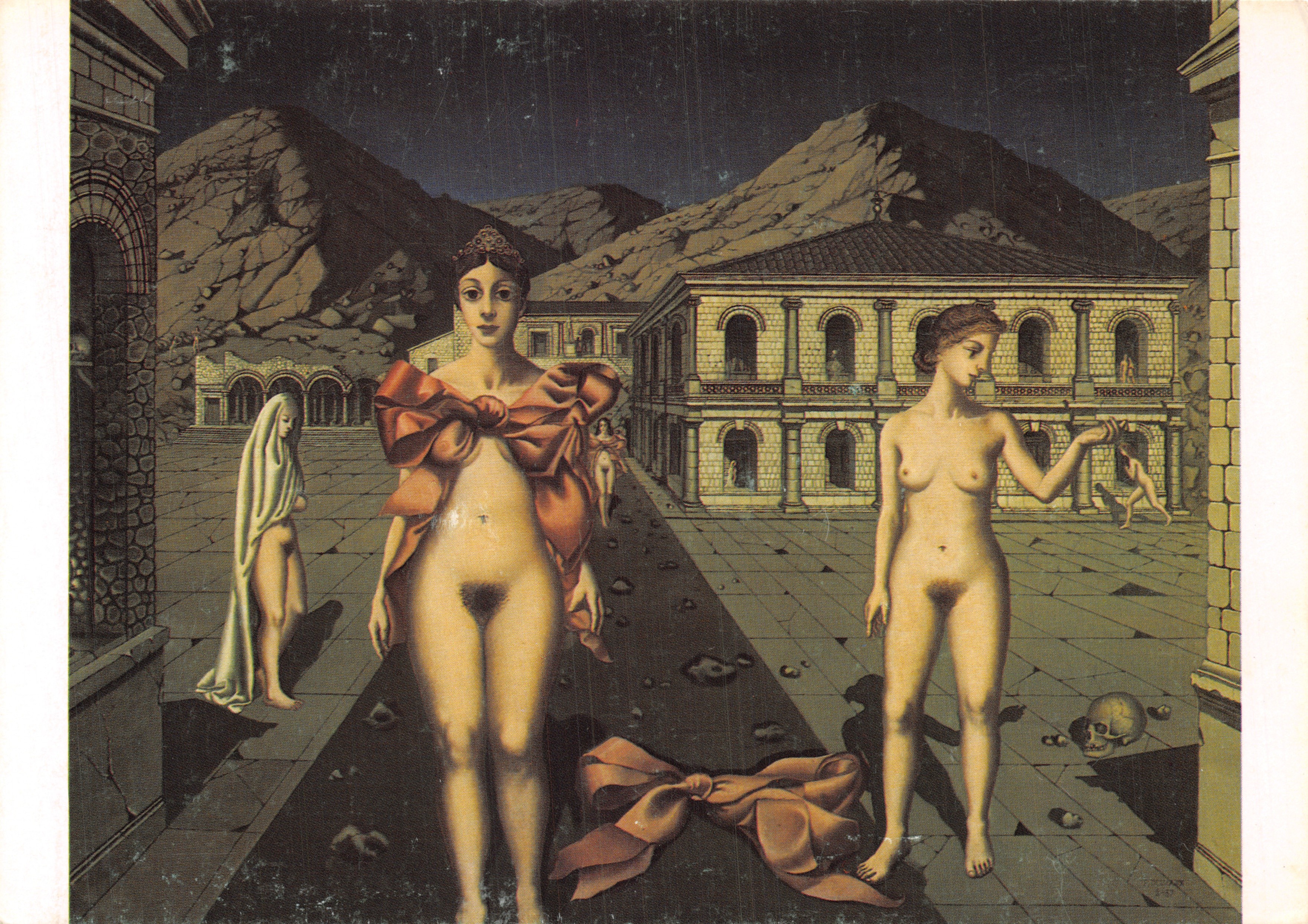 Paul Delvaux – Niebieskie węzły (1897) – wydawca Druuk, De Coker, Antwerpen
