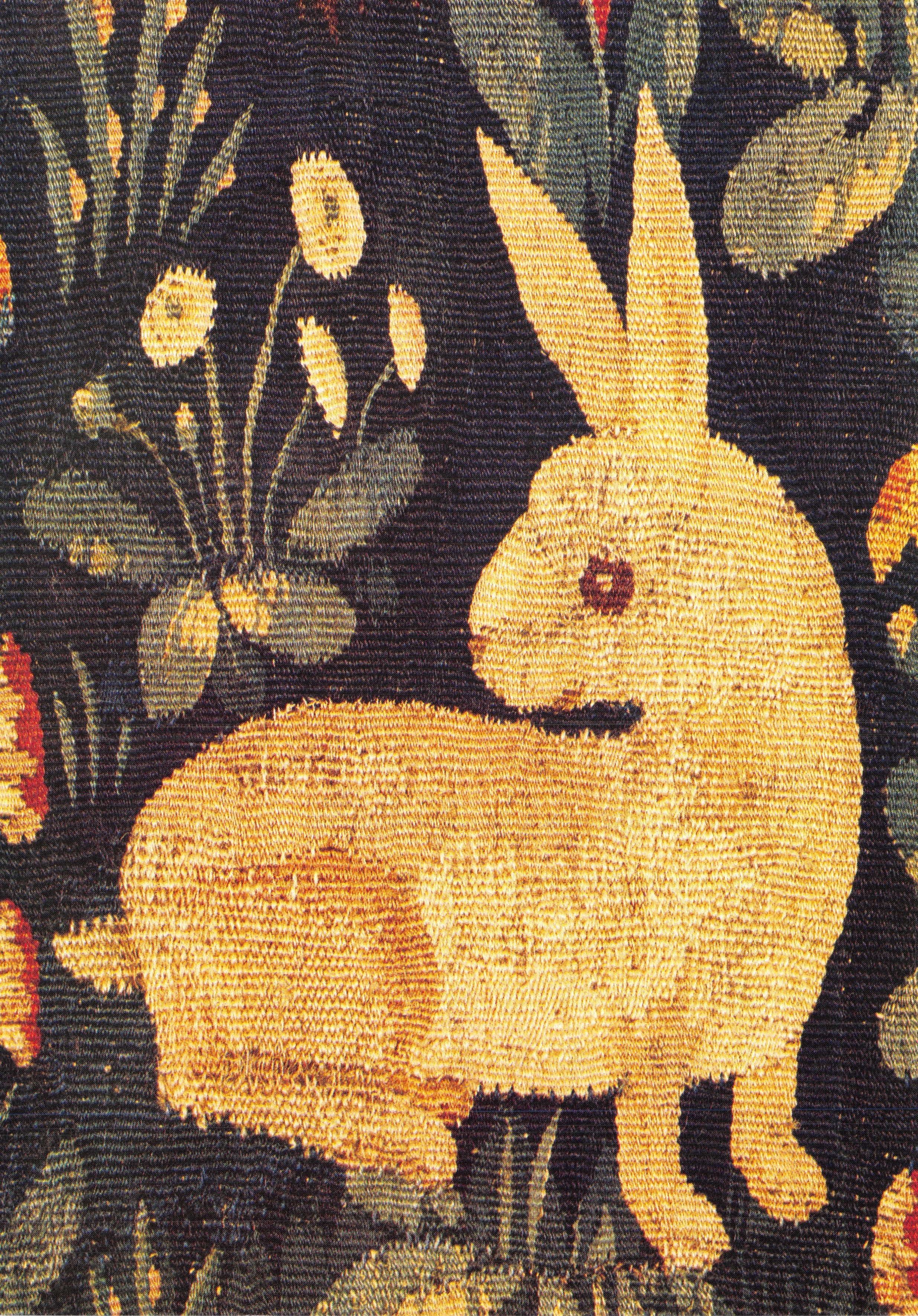 La Dama con el Unicornio — detalle de la tapez « La Vista » — Réunion des musées nationaux, n° 5453