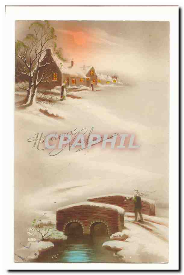 CPA Fantaisie Heureux noel