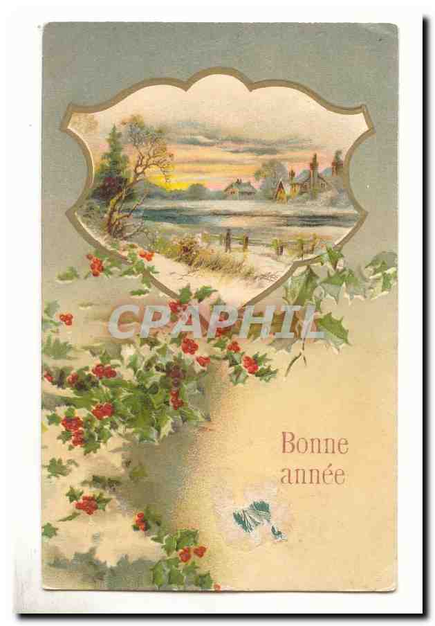CPA Fantaisie Bonne annee