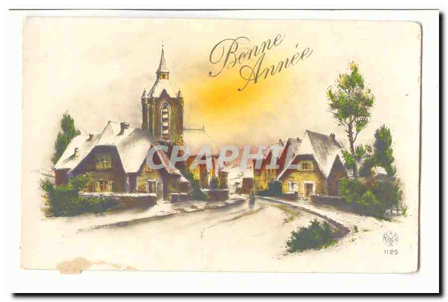 CPA Fantaisie Bonne annee