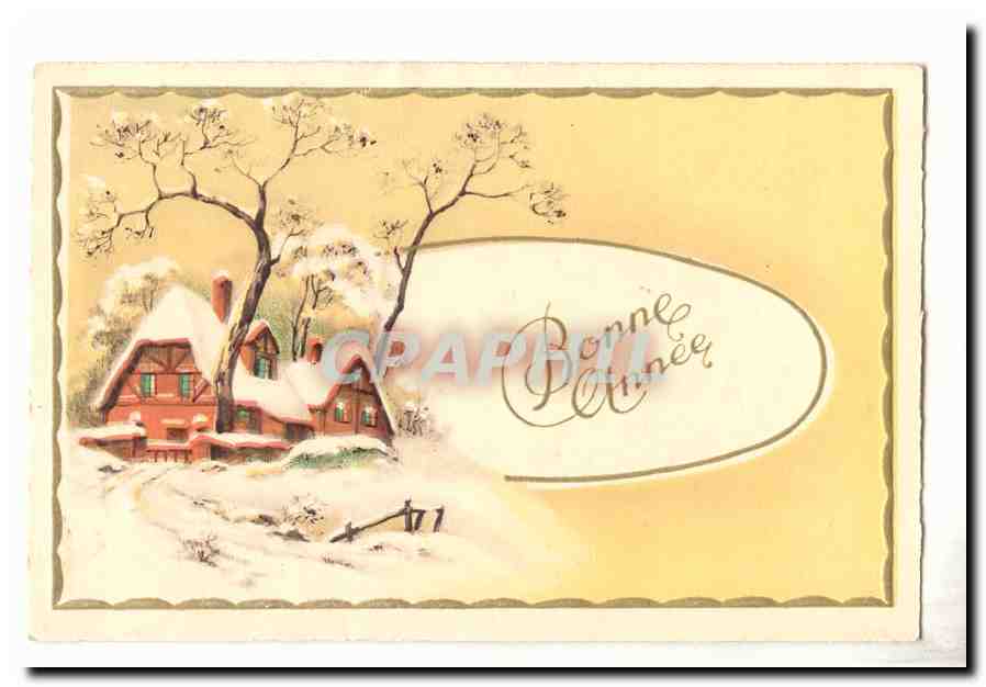 CPA Fantaisie Bonne annee