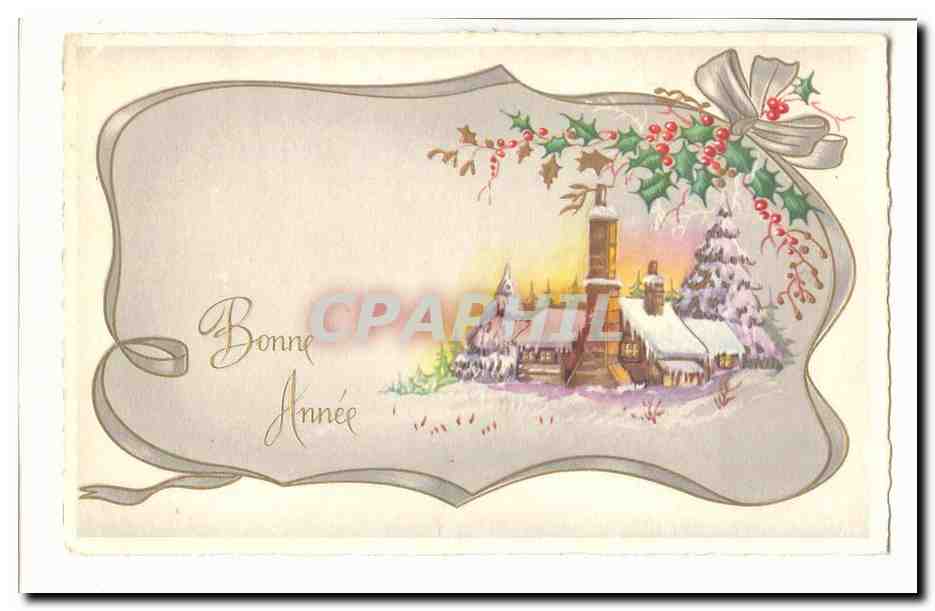 CPA Fantaisie Bonne annee