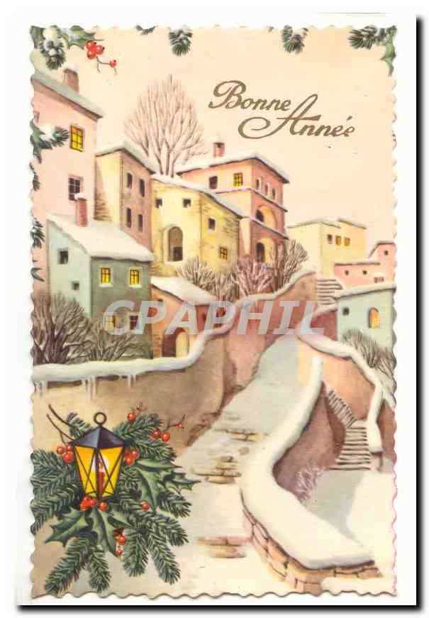 CPA Fantaisie Bonne annee
