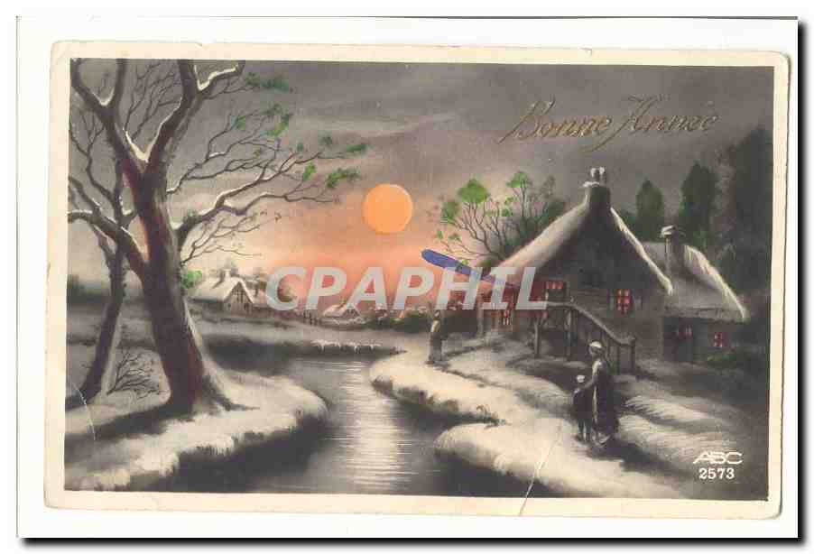 CPA Fantaisie Bonne annee