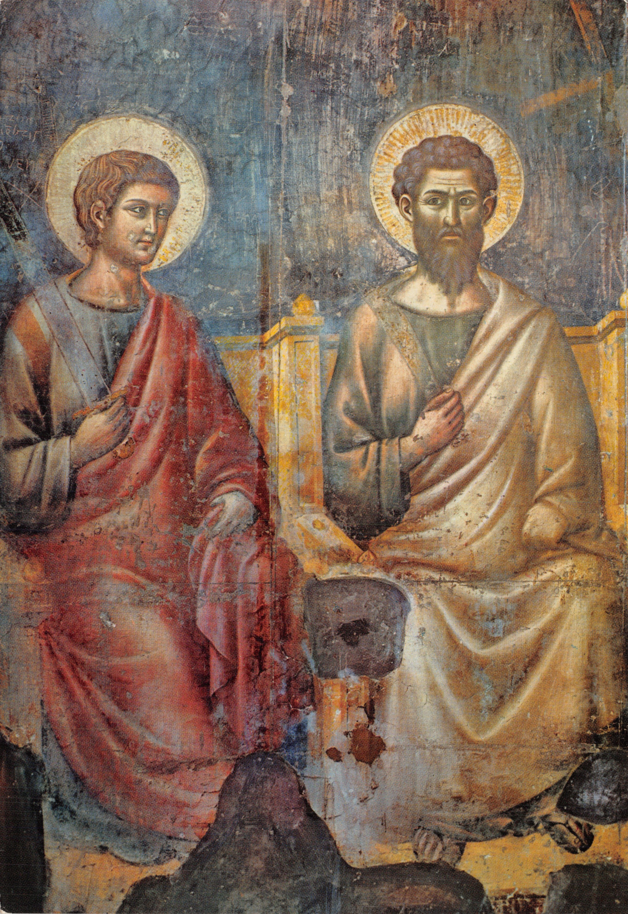 Basilique de S. Cecilia in Trastevere — Jugement Universel (XIIIe siècle) — éditeur Pietro Cavallini