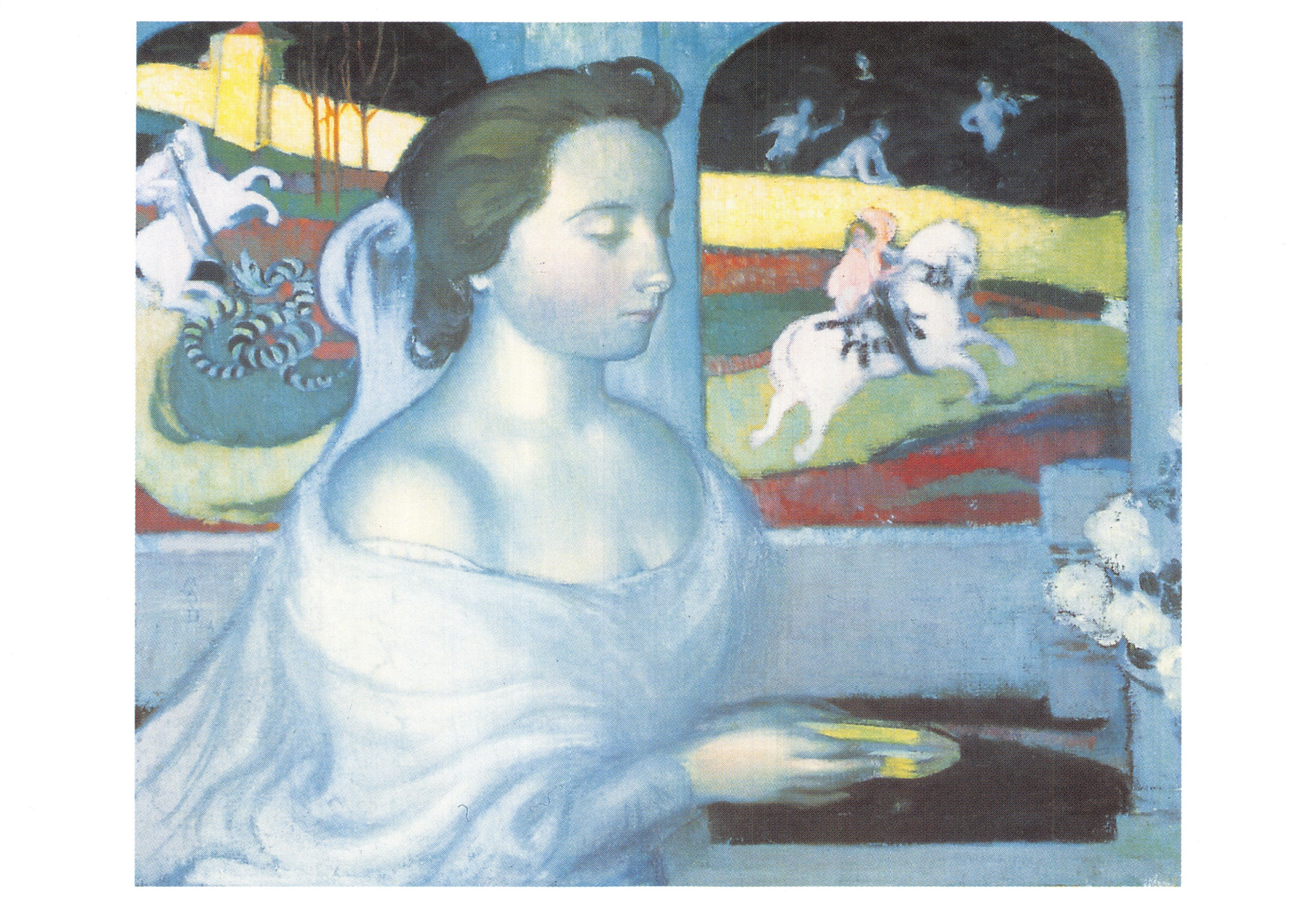La Princesse dans la tour — œuvre de Maurice Denis — éditeur Spadem, n° IC.00.7277