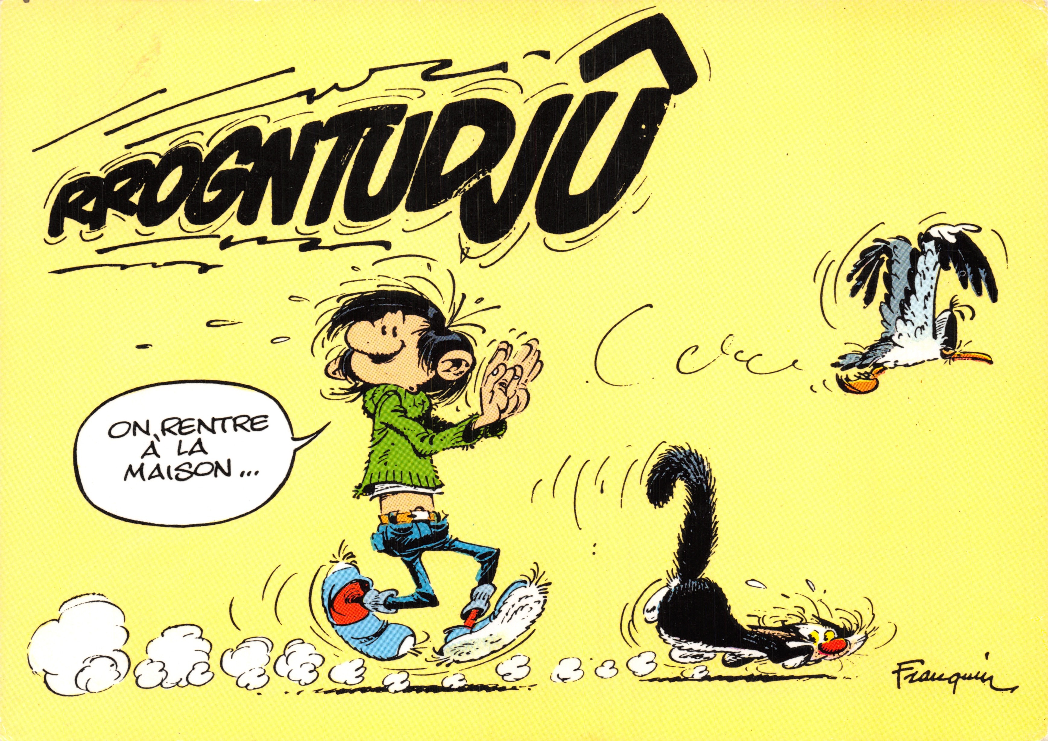 Lagaffe — We gaan naar huis — Franquin, uitgever DUPUIS, n° 45