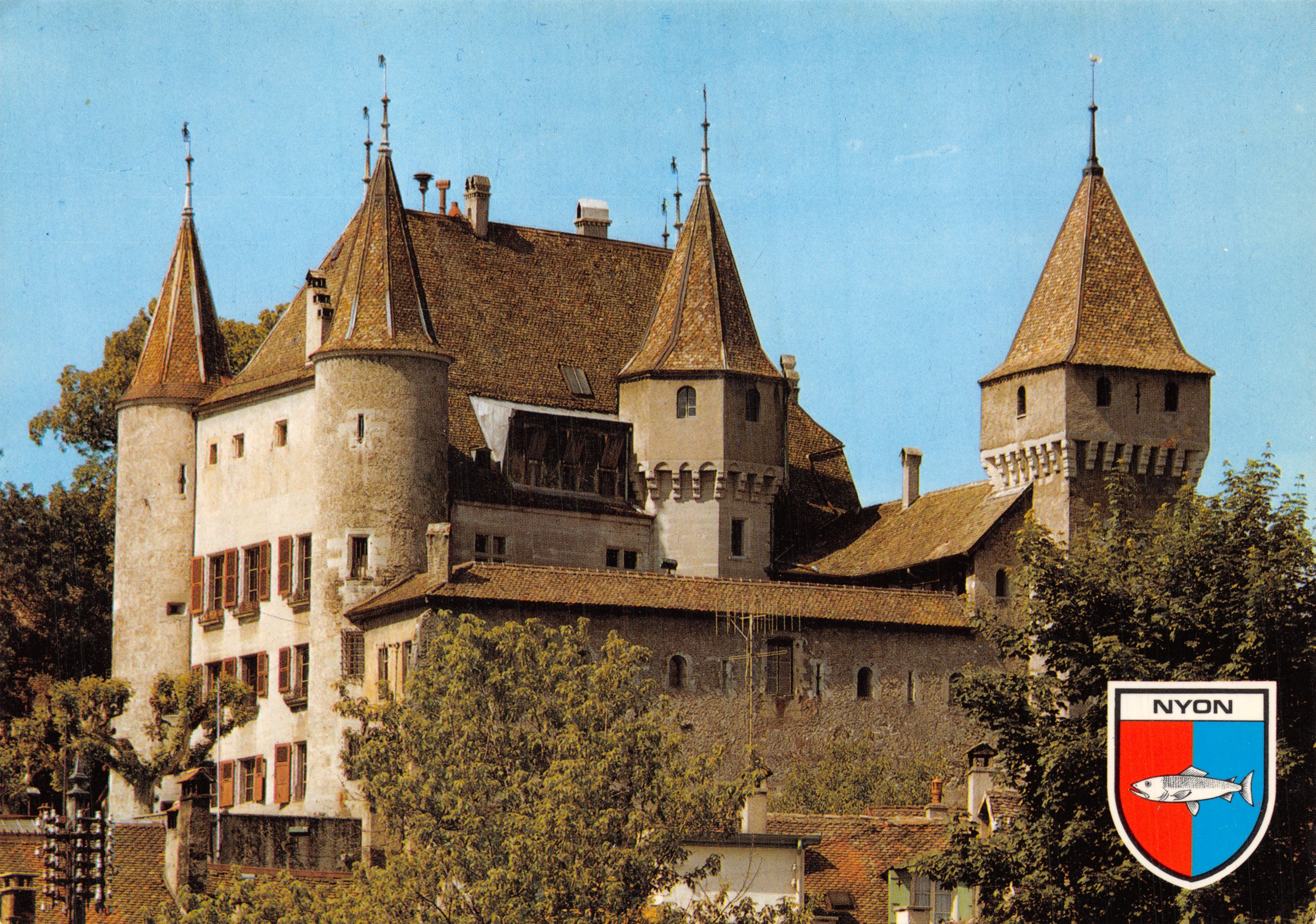 Nyon — Castle — publisher Francis Jaeger, NY 1