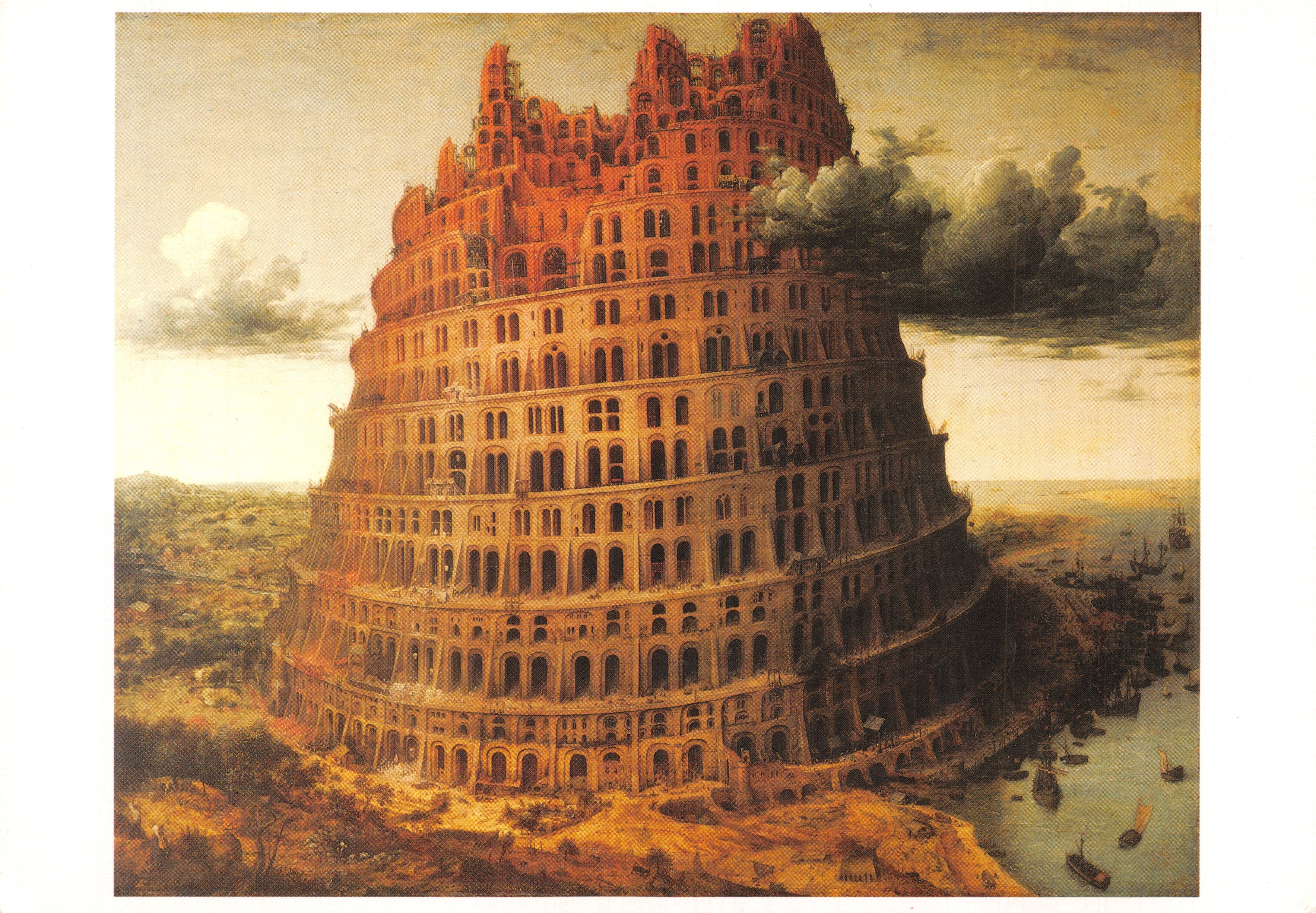 Wieża Babel — obraz Pietera Bruegela Starego (ok. 1525-1569) — wydawnictwo Art Unlimited, Amsterdam 1987