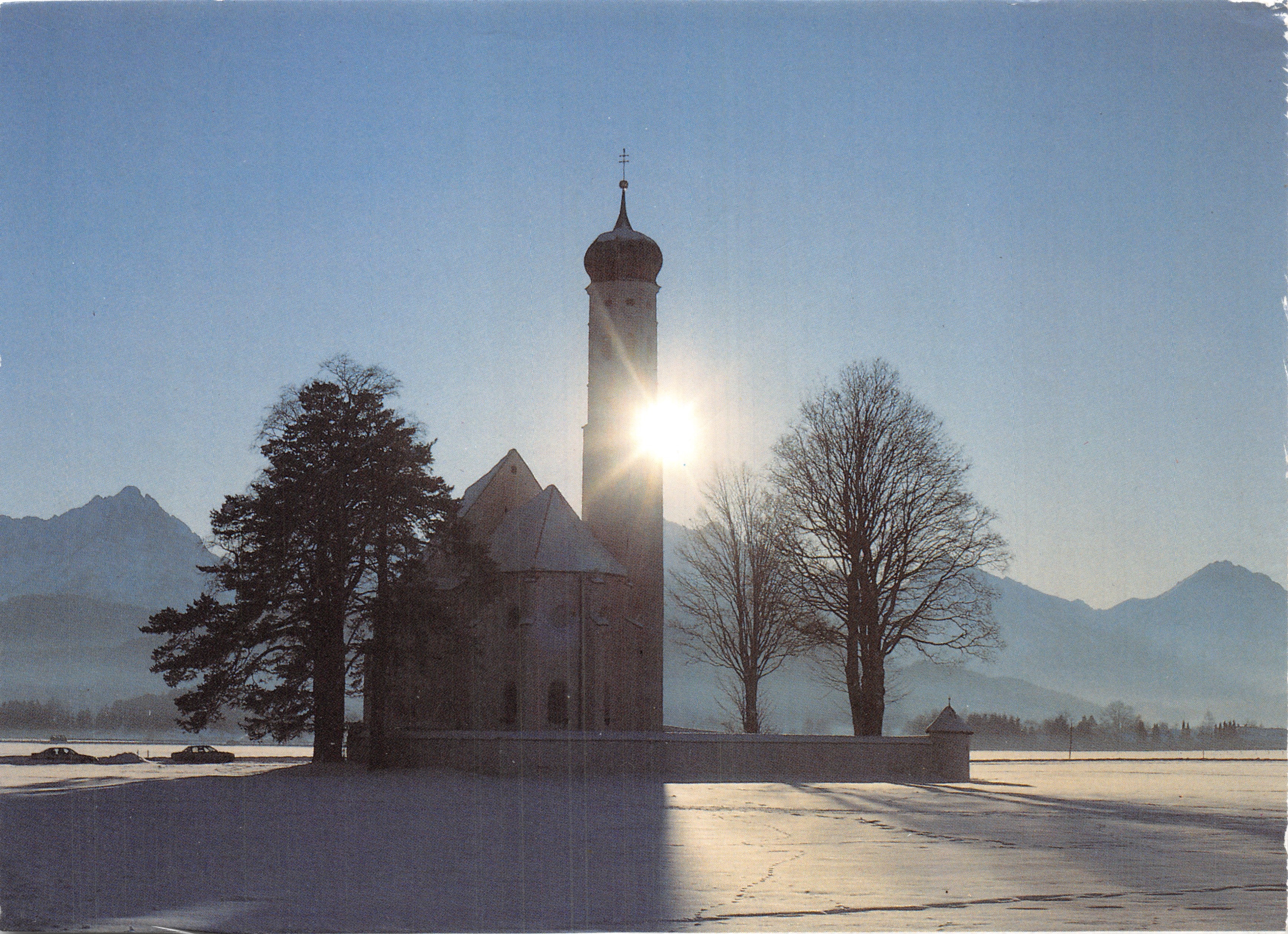 St. Colomans Kirche — Allgäu — Verlag Franz Milz Füssen/Allgäu, Nr. W 123/109
