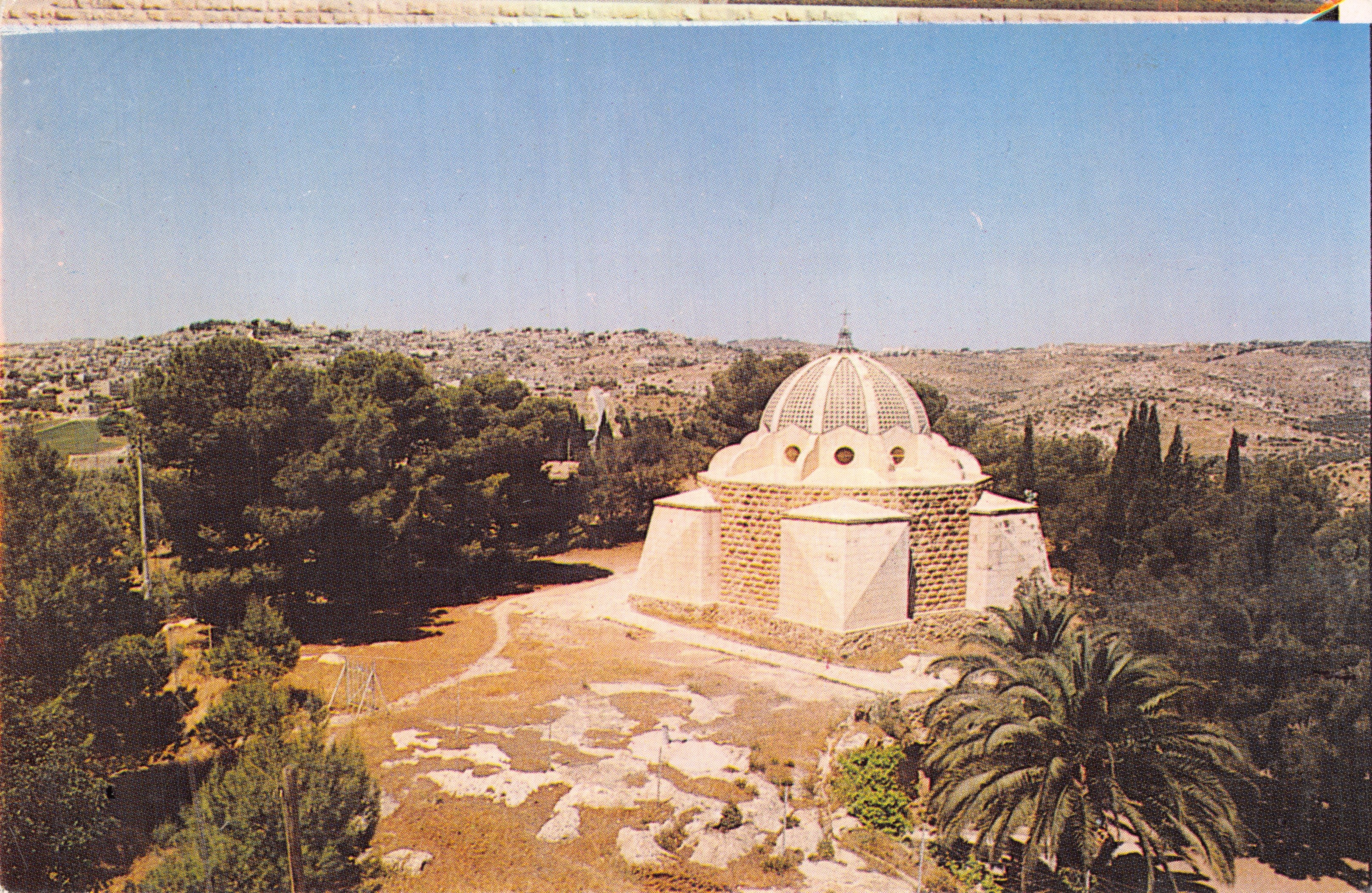 Iglesia de la Natividad en Belén — vista aérea — editor no visible