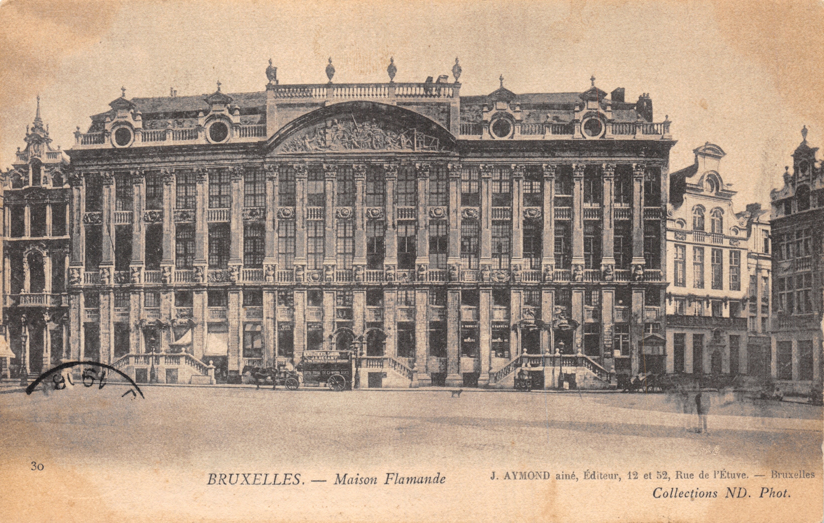 Brussel — Maison Flamande — J. Aymond ainé, Uitgever, 12 en 52, Rue de l'Étuve