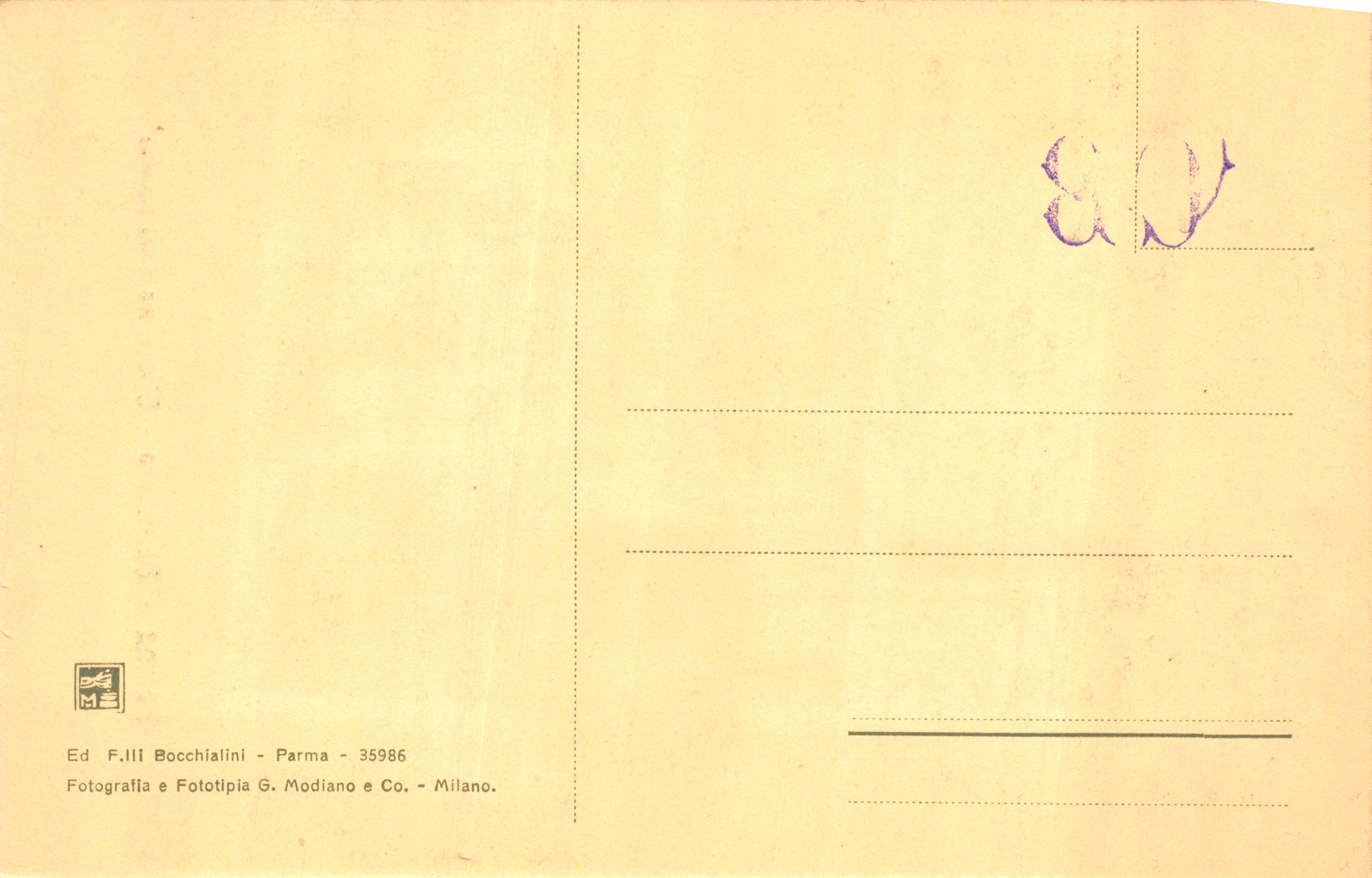 Parma - Battistero - L'interno (XIIIe siècle) — éditeur F.III Bocchialini - Parma - 35986 — Reverso
