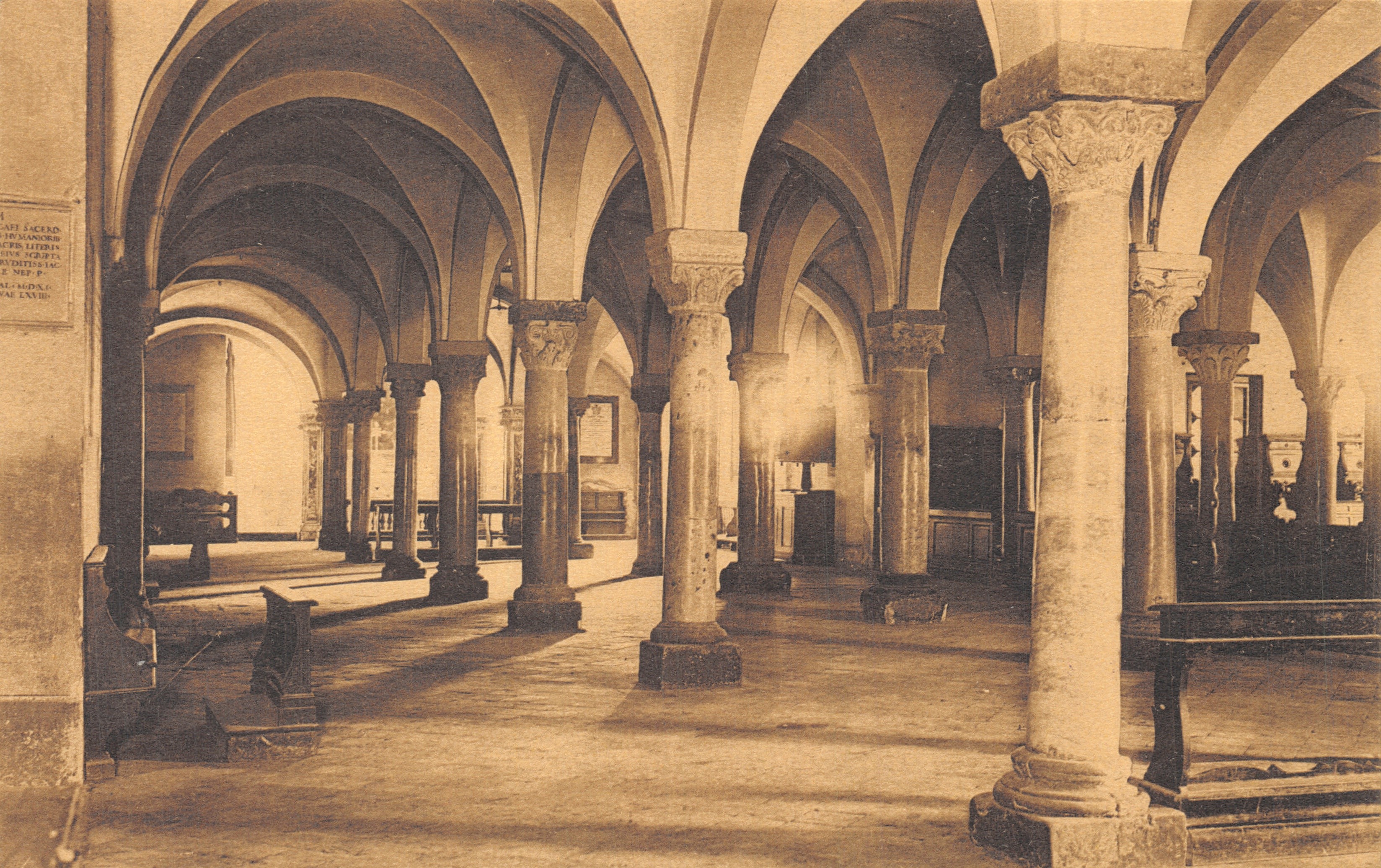 Parma - Cathédrale — La Cripta ou Confession — Éditeur F.lli Bocchialini, n° 35977