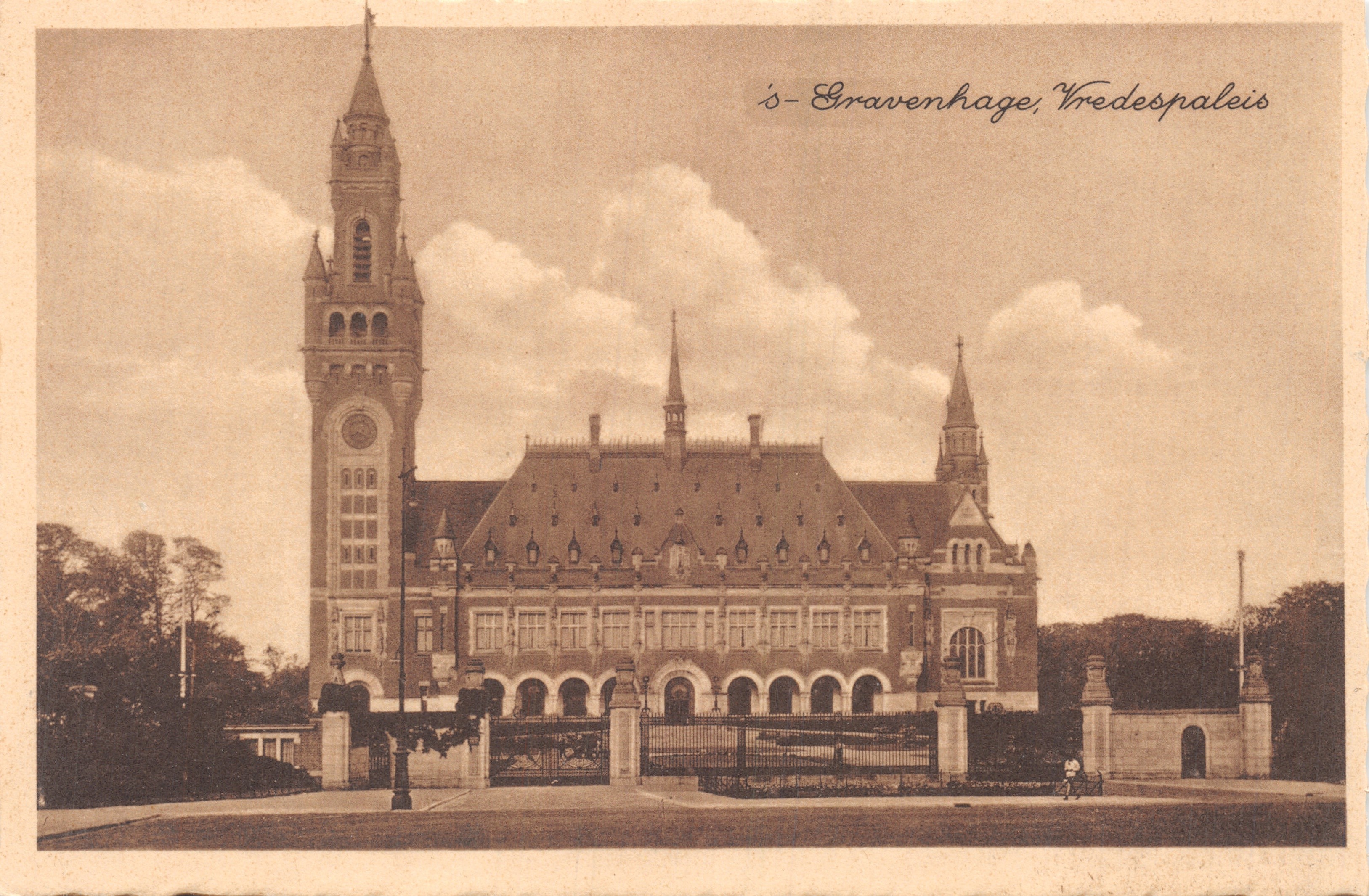 La Haya, Palacio de la Paz — editor Foto-S. Seallit, Amsterdam
