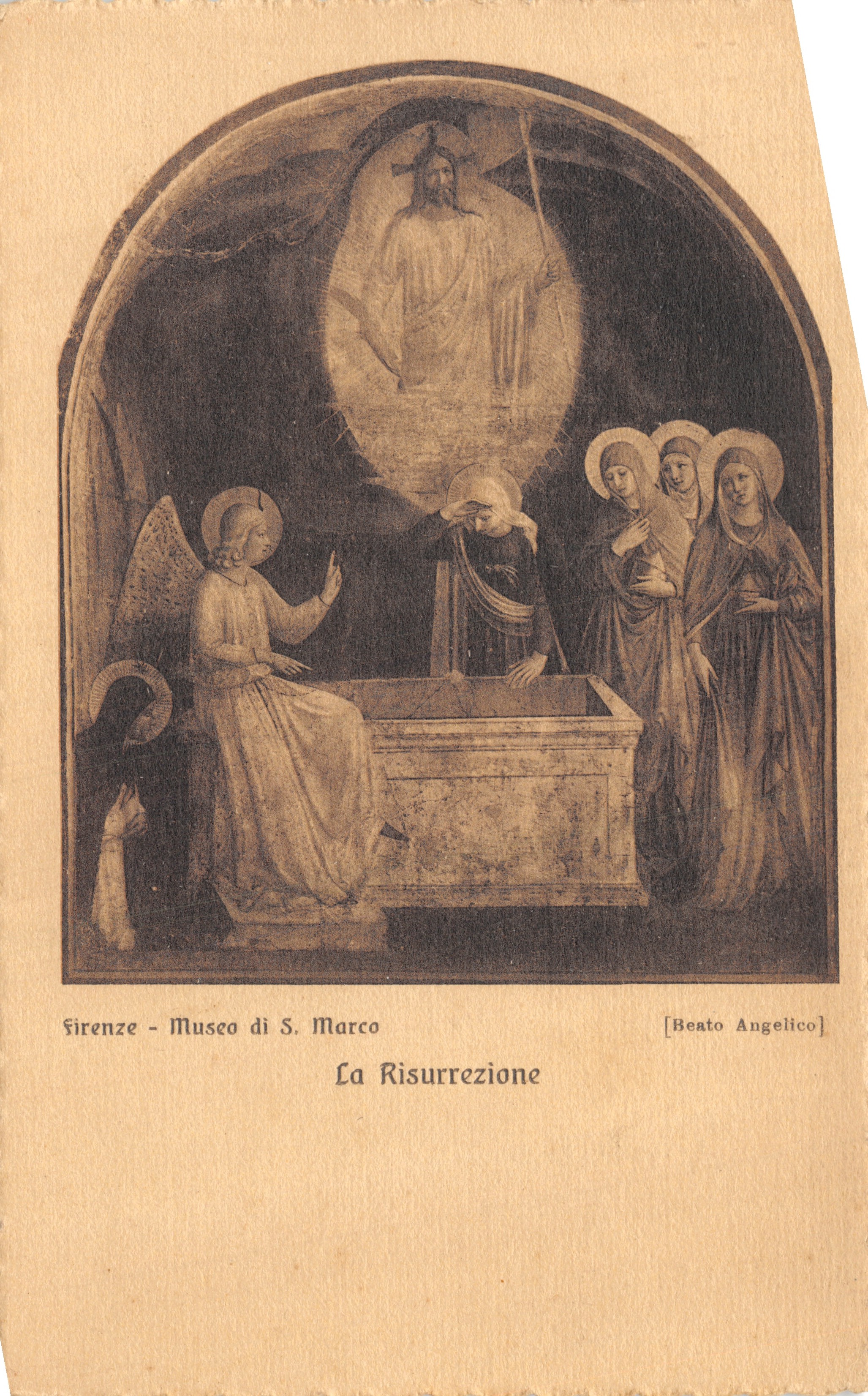 Florencio - S. Marco Müzesi — La Ressürrasyon, Beato Angelico'nun eseri
