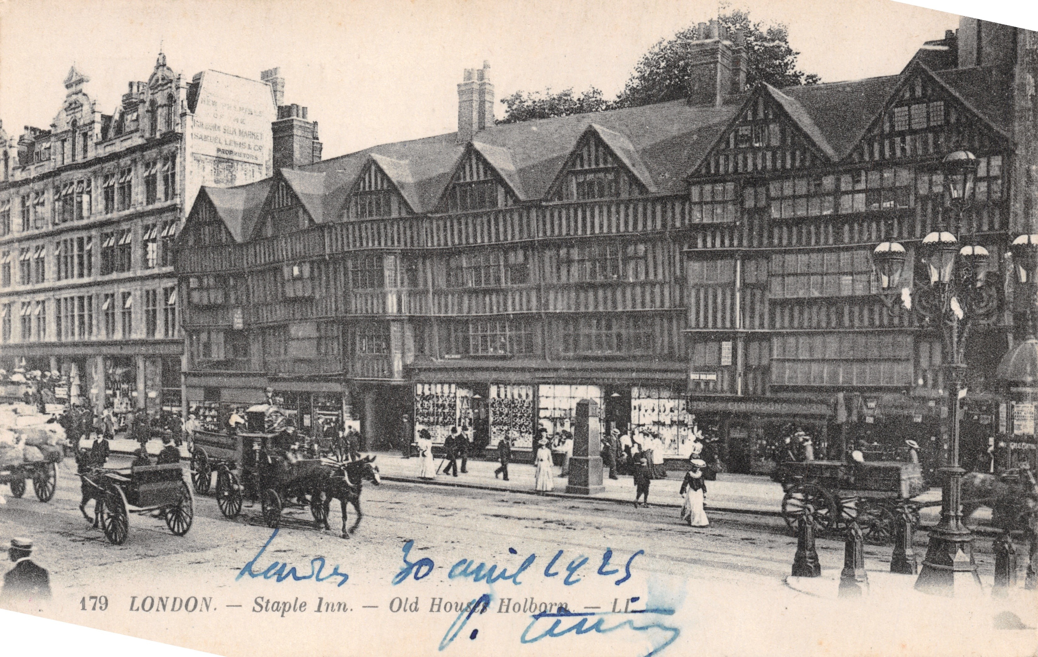 Londres — Old House, Holborn — Staple Inn — éditeur : Printed in France, n° 179