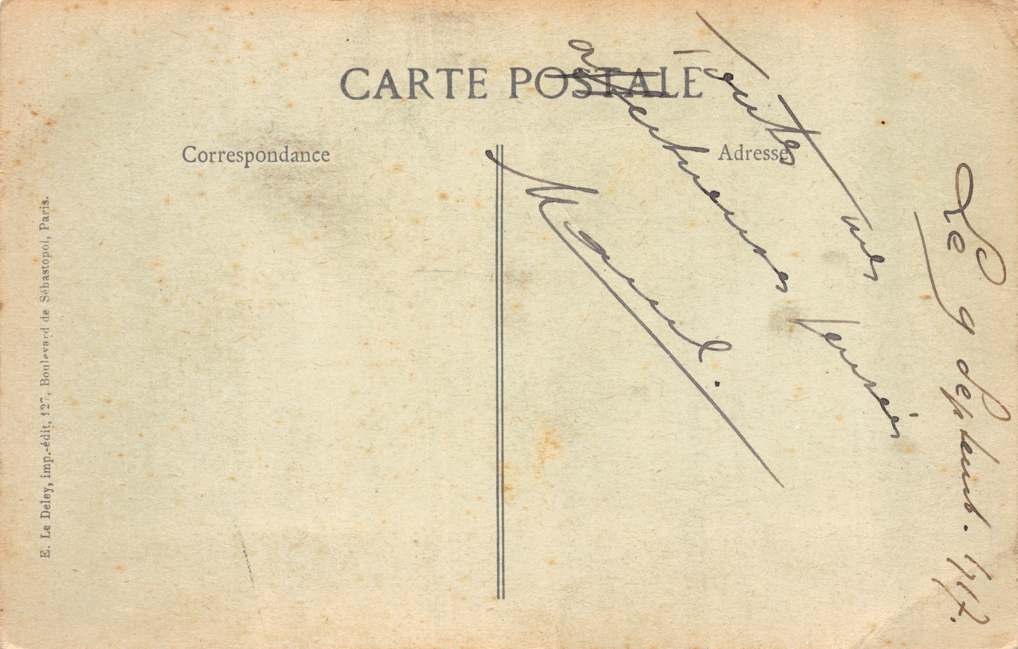 Salonicco — La Torre Bianca — Editore E. Le Deley, Parigi — Verso