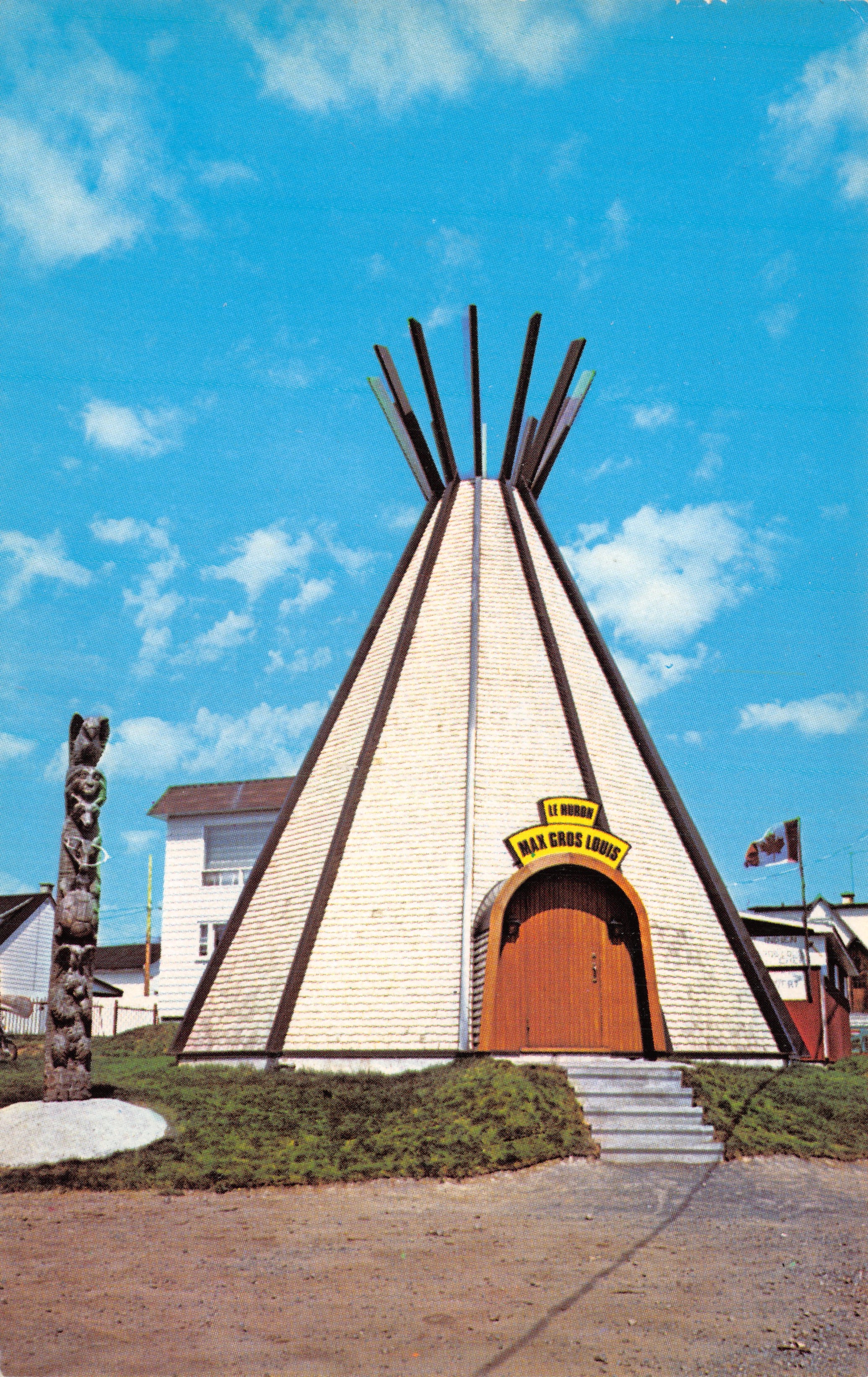 Teepee du Centre d'Artisanat Indien 'Le Huron' — éditeur RECLAME, n° 51647-D