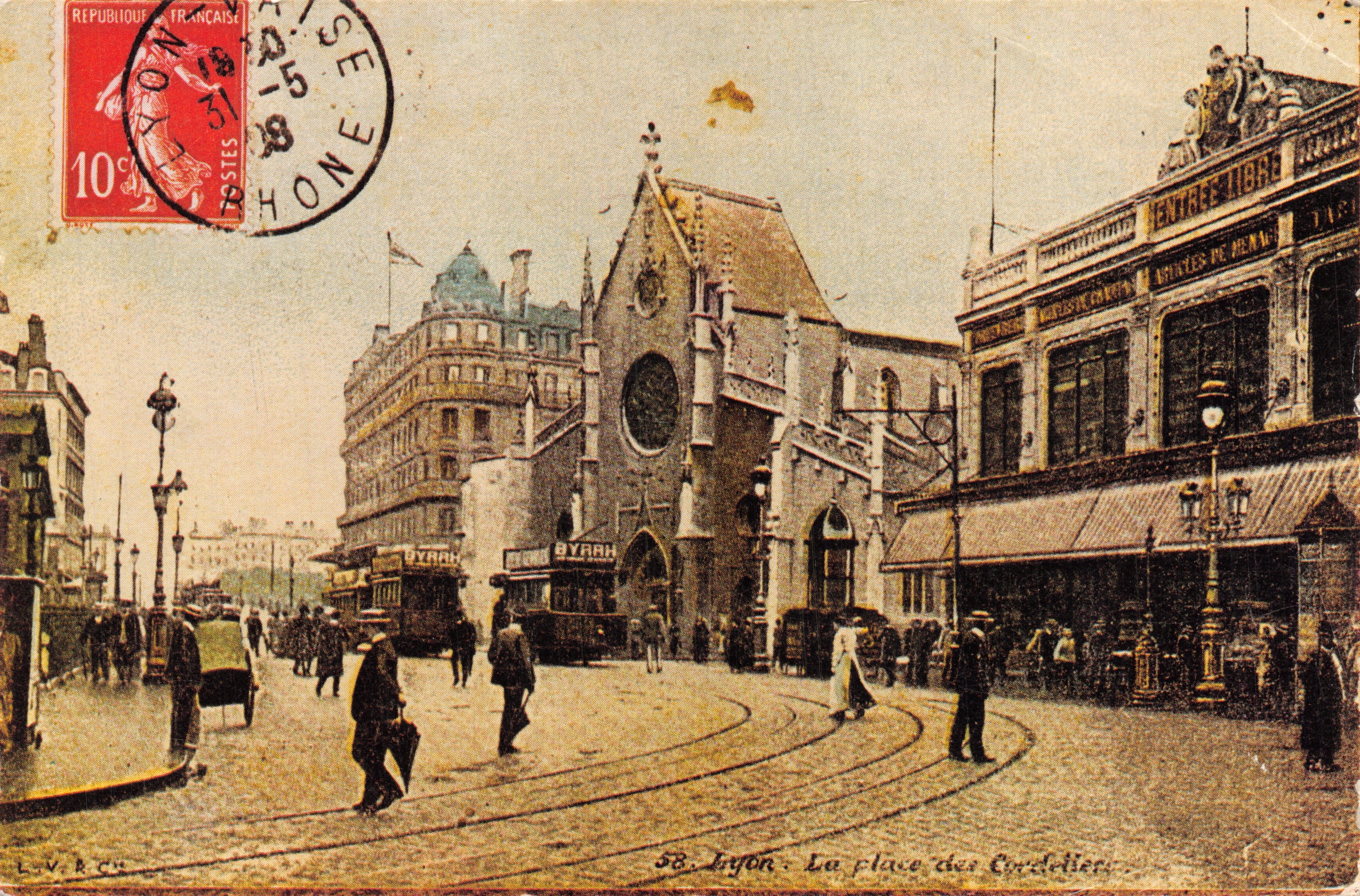 Lyon - La Place des Cordeliers — editore GUYOT, Lyon