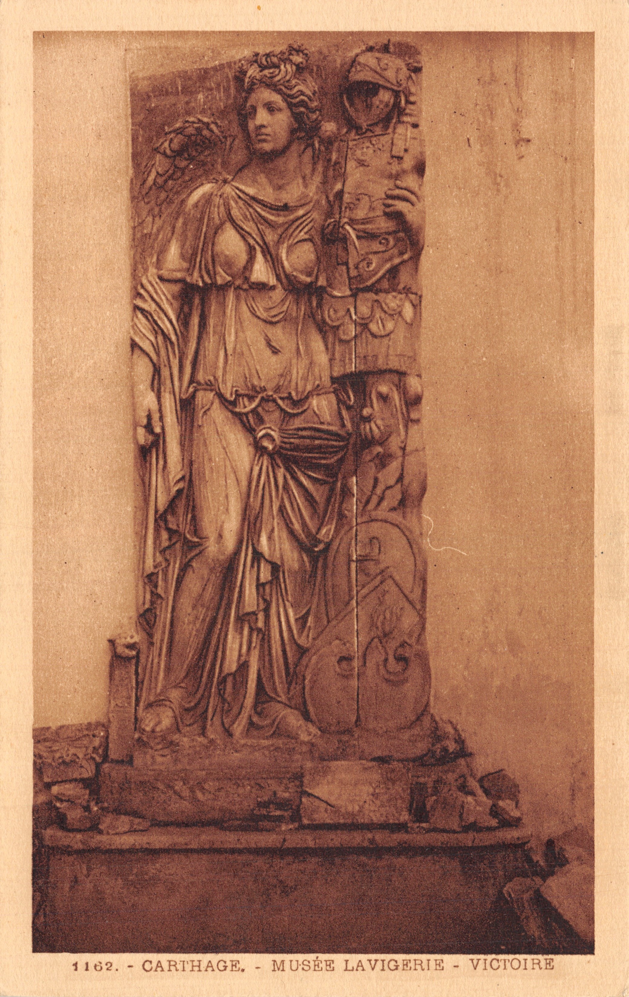 Carthage — Ansicht der Siegesstatue im Museum Lavigérie — Verleger: EMT
