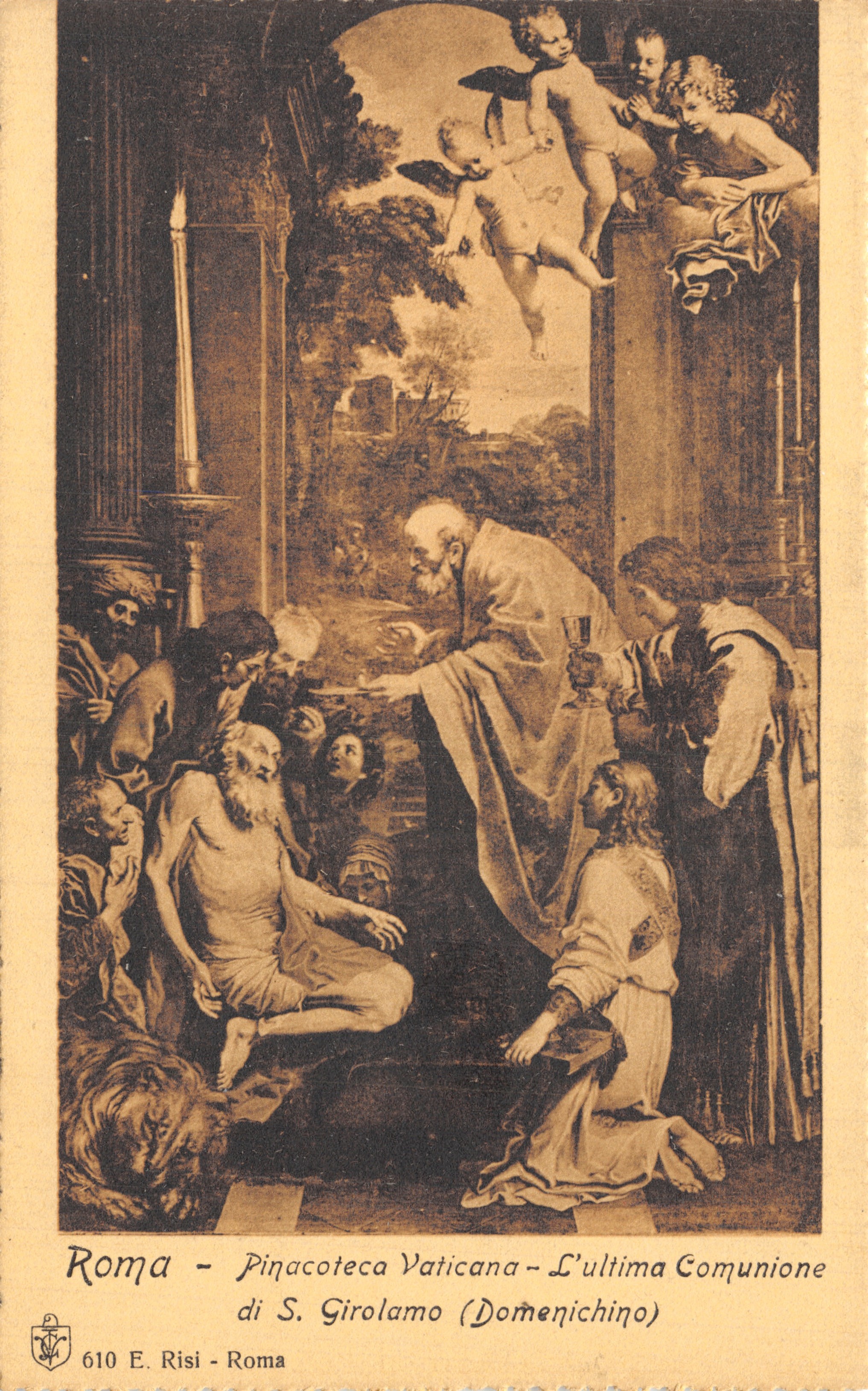 Roma - Pinacoteca Vaticana - L'ultima Comunione di S. Girolamo (Domenichino)