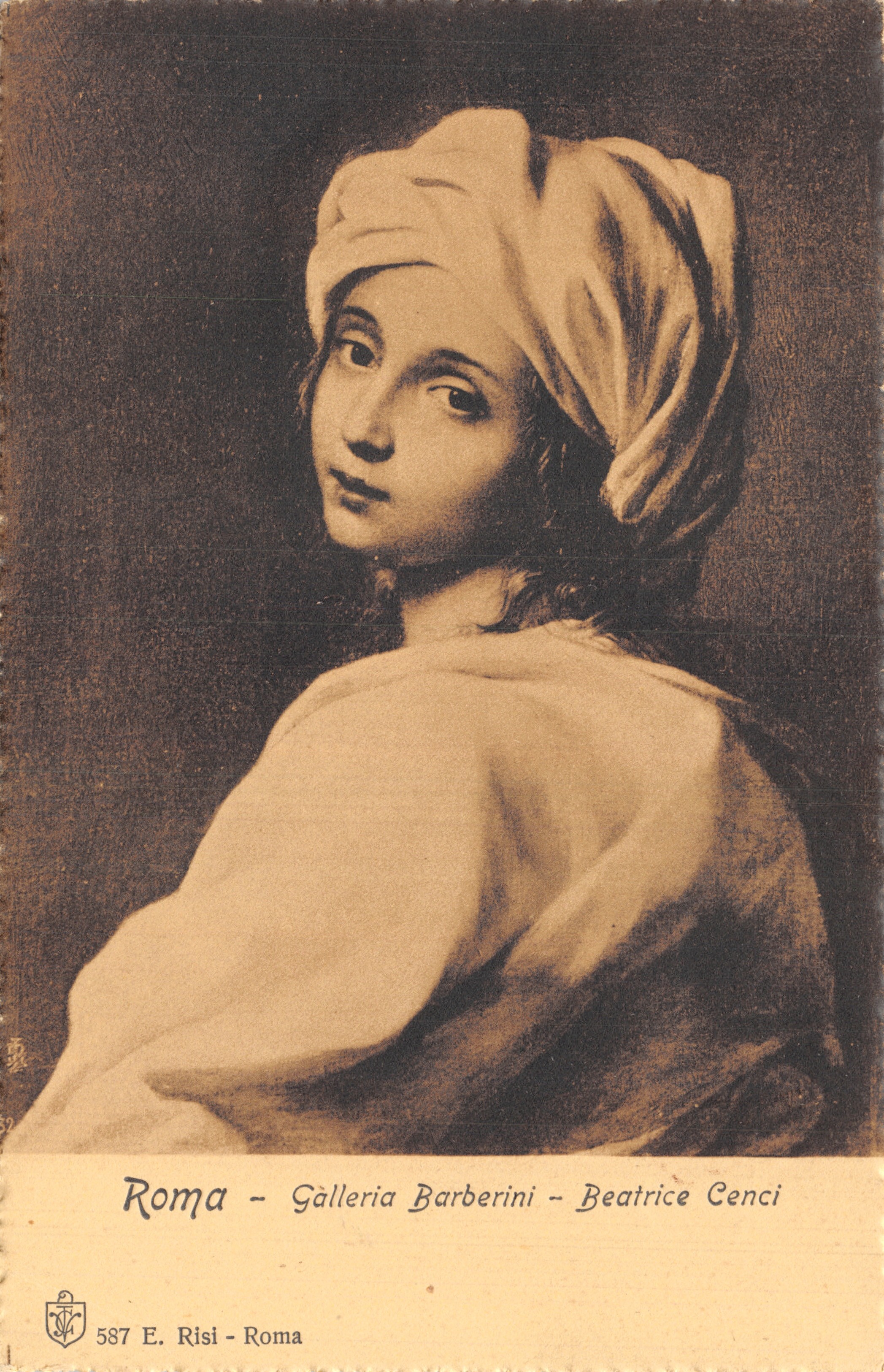 Roma - Galleria Barberini - Beatrice Cenci — œuvre de Risi, n° 587