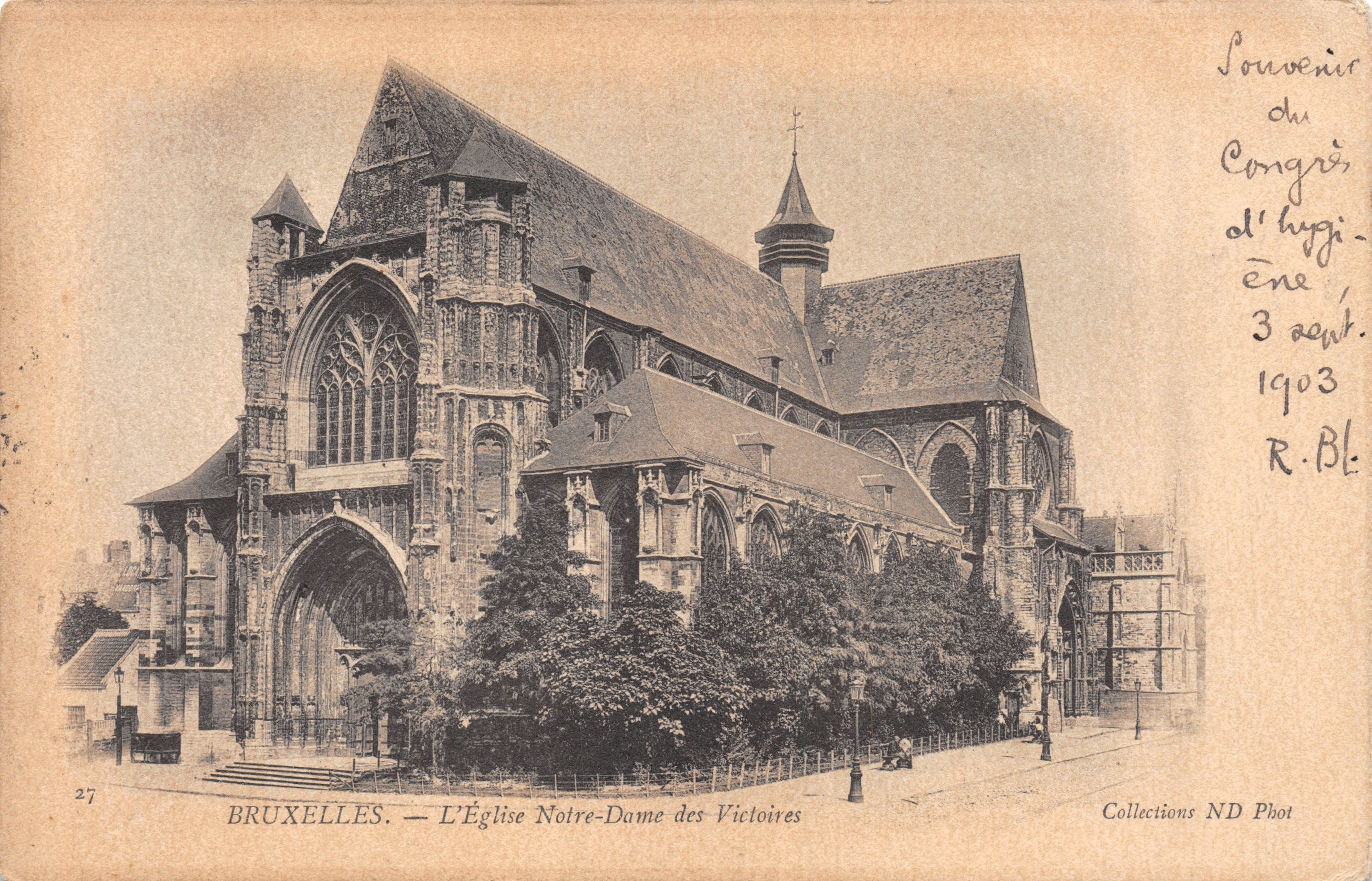 Bruxelles — La Chiesa di Notre-Dame des Victoires — Collections ND Phot, n°27
