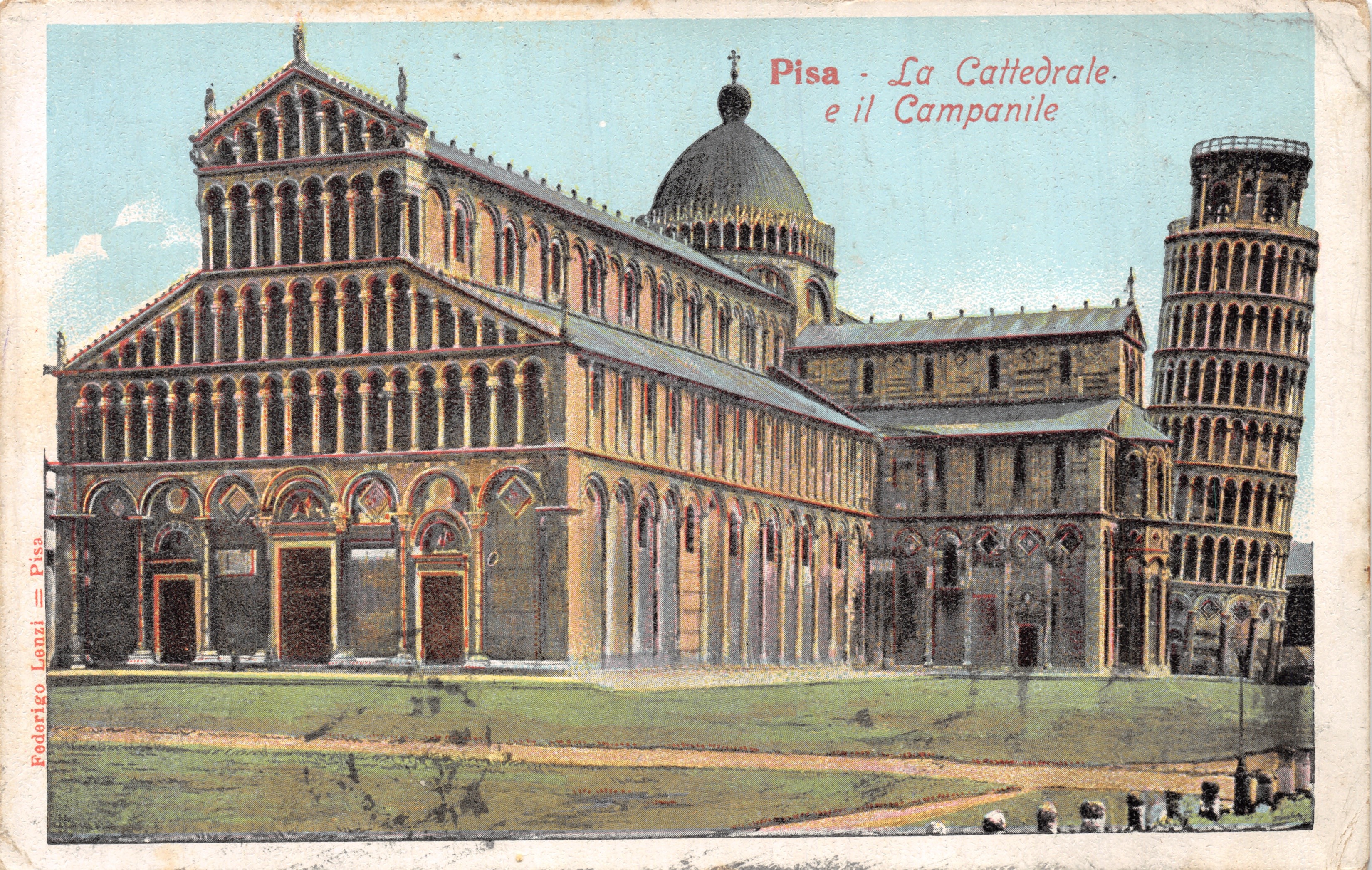 Pisa - The Cathedral and the Leaning Tower — Federigo Lanzil — Pisa