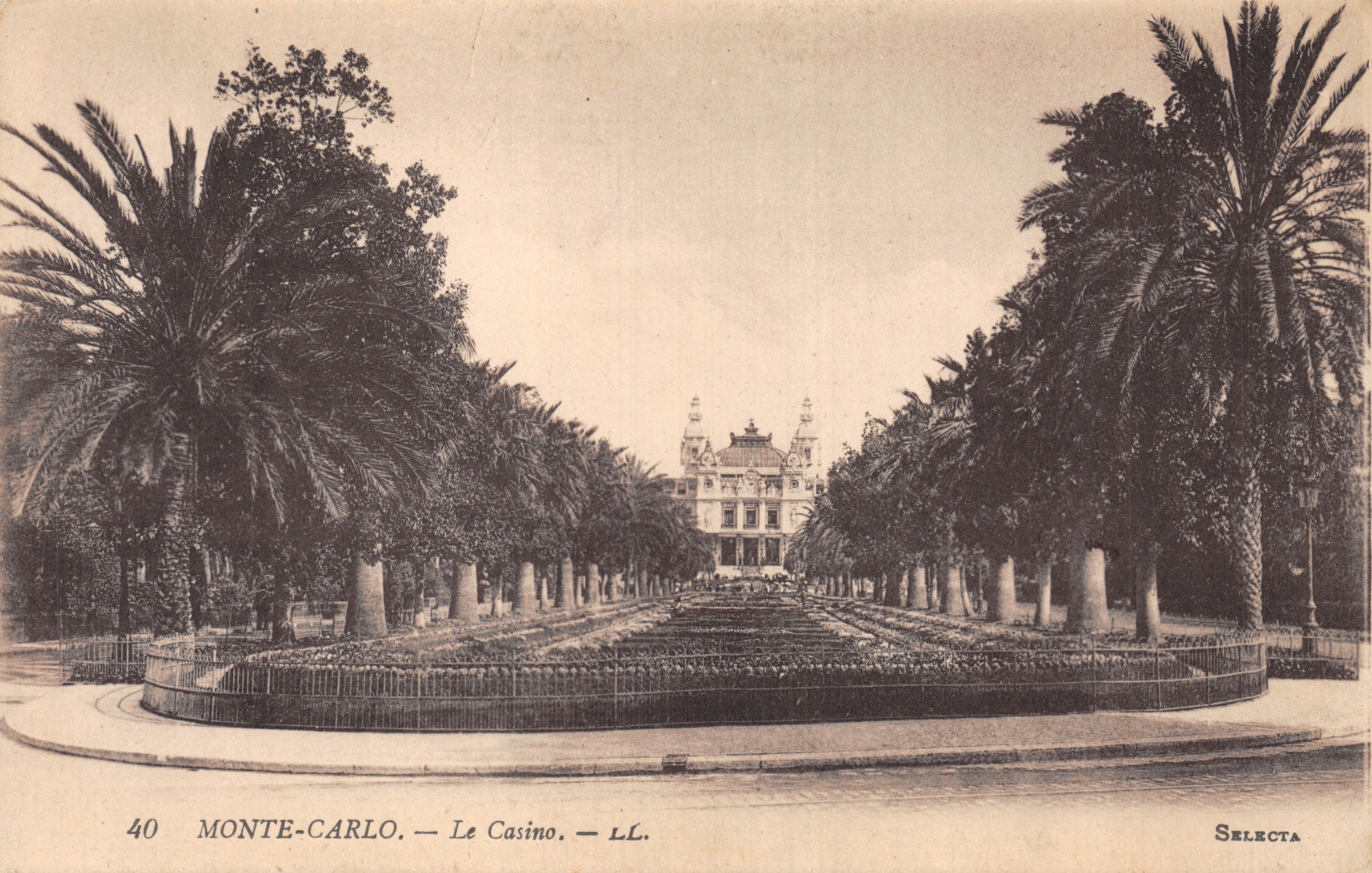 Monte-Carlo — Het Casino — uitgever SELECTA, n° 40