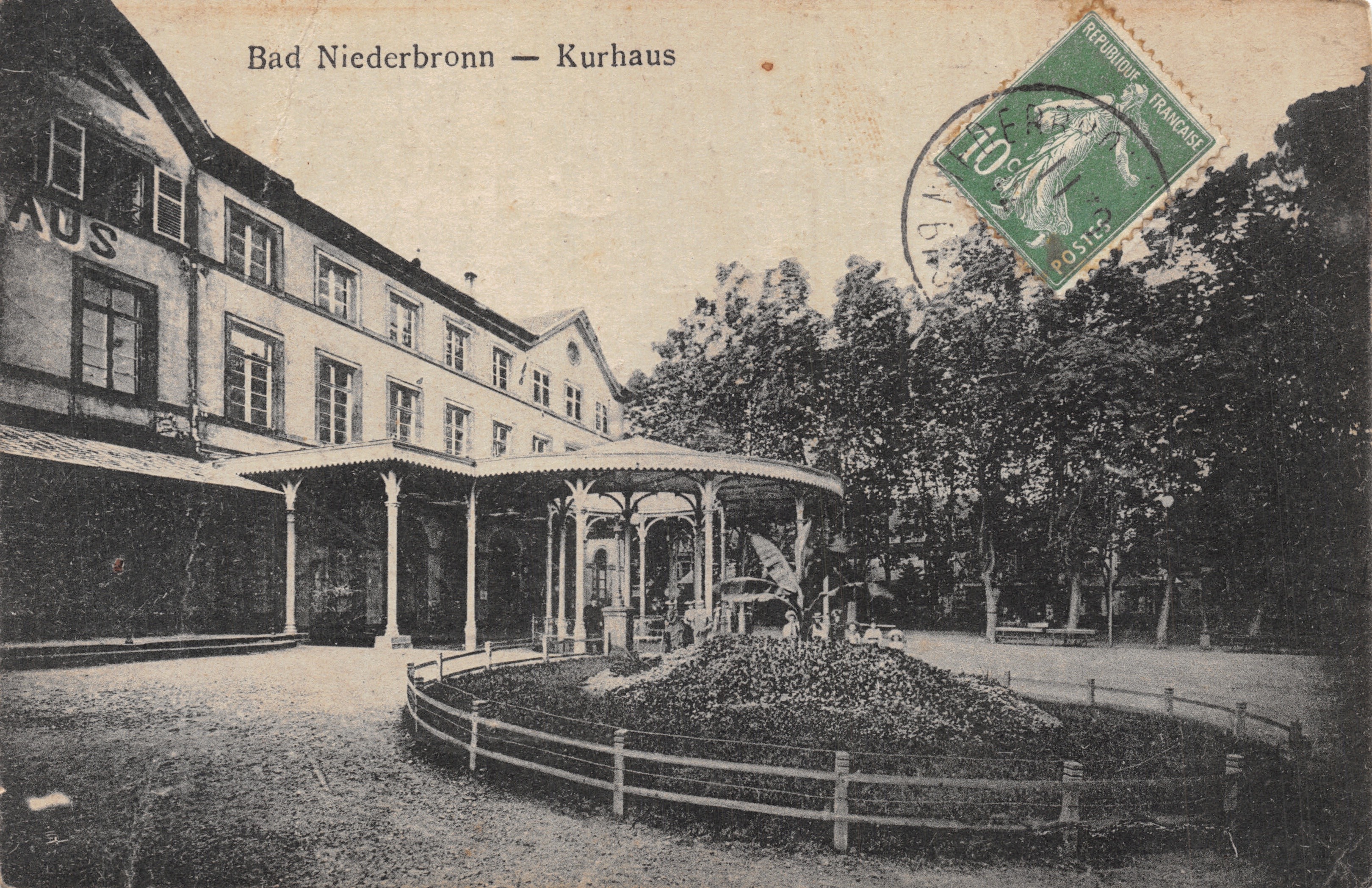Bad Niederbronn — Kurhaus — editor no visible, número de serie ilegible