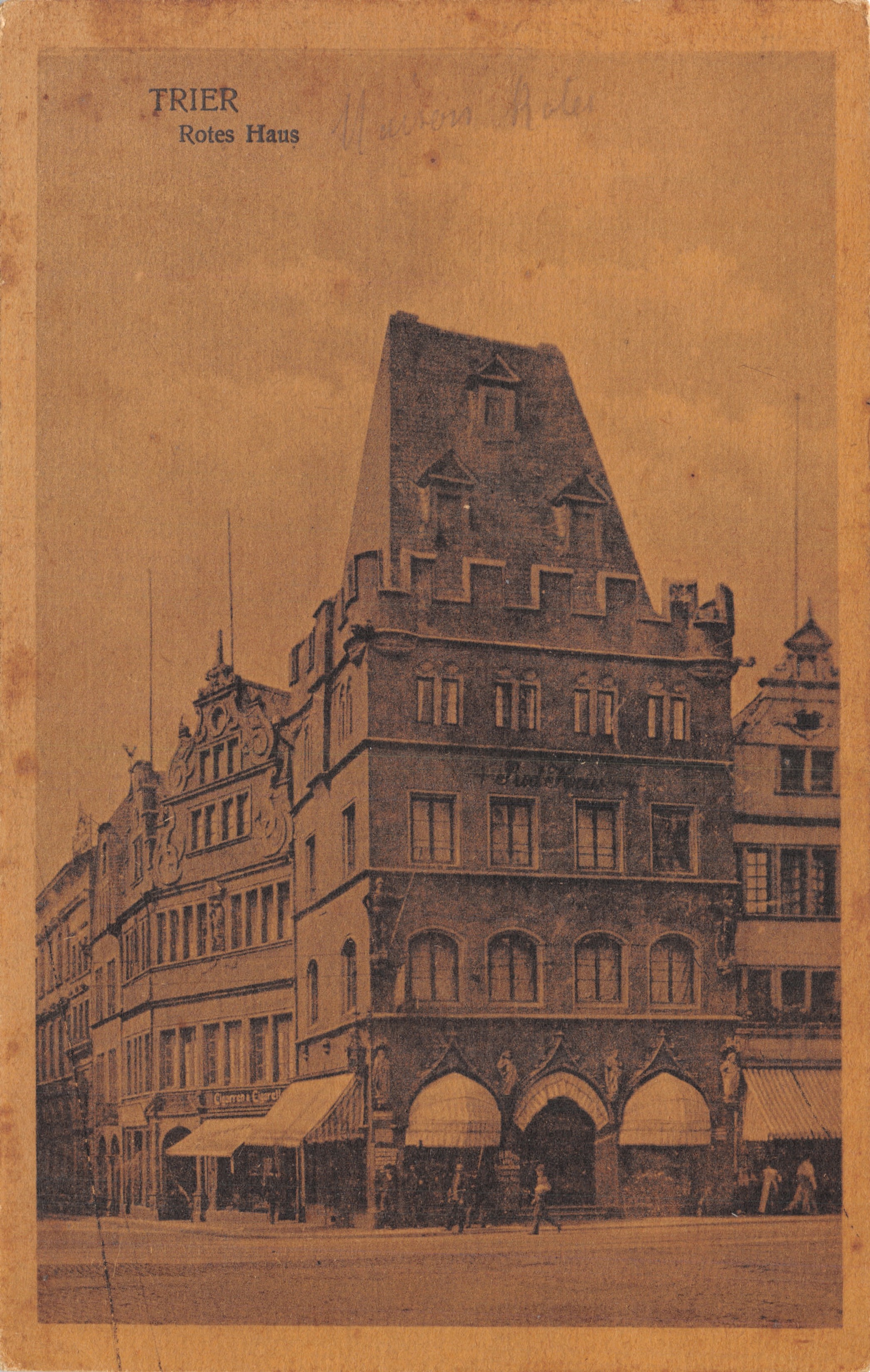 Trier — Rotes Haus (Hôtel Rouge) — Déteco-Verlag, Leipzig
