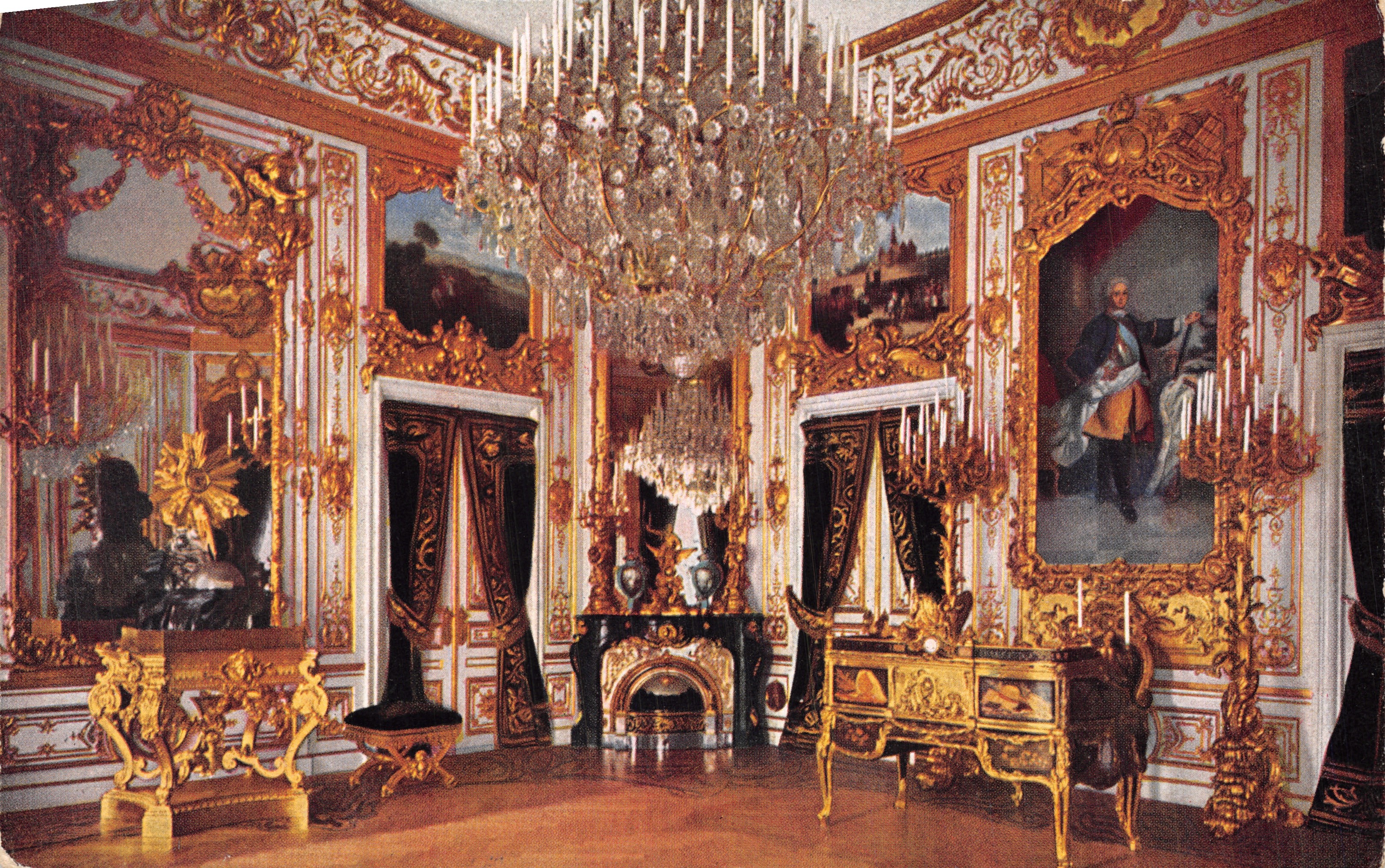 Salle d'apparat — Salle de travail du château de Herrenchiemsee — Martin Herrpich, Munich