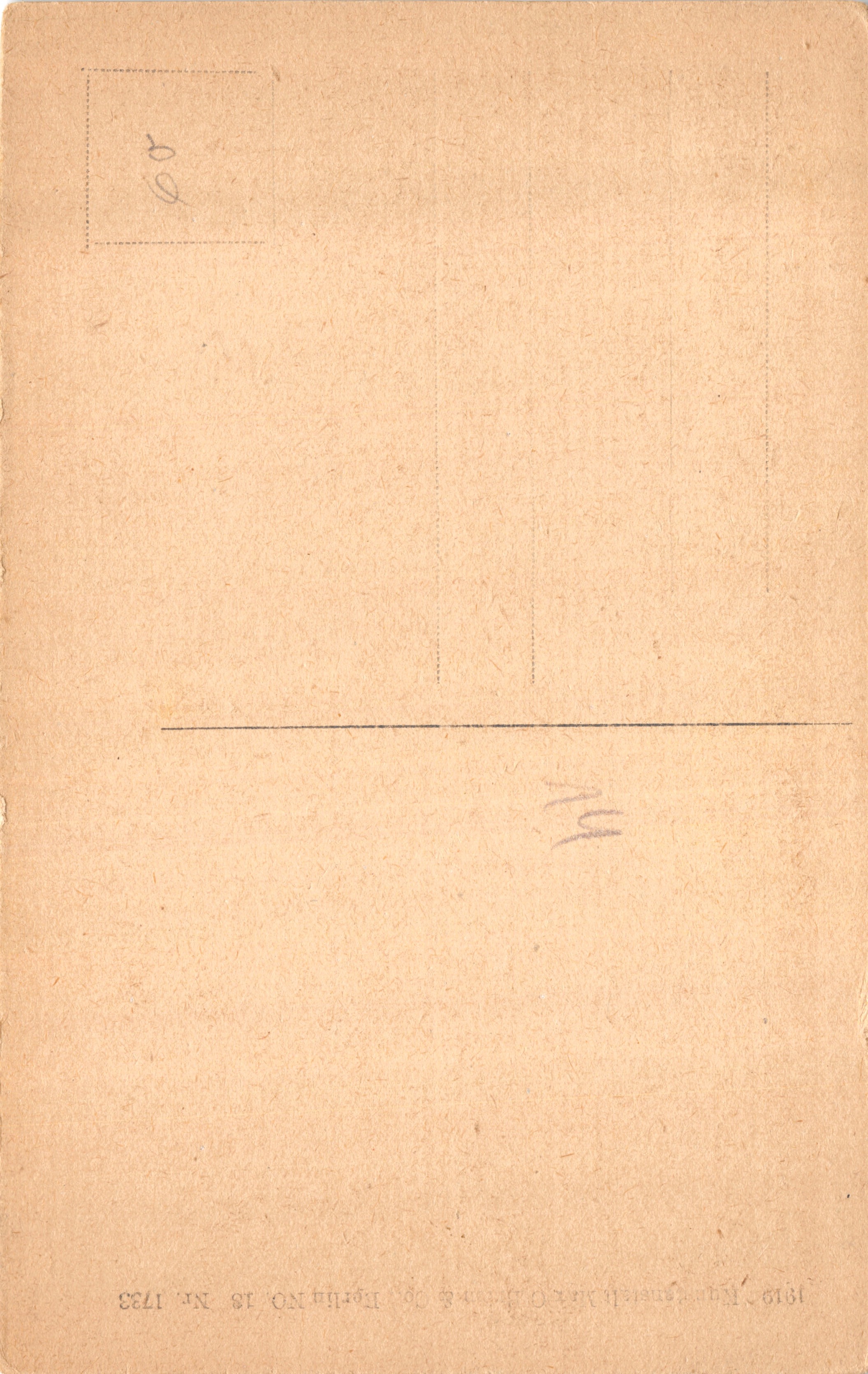 Potsdam — Statue de la Dormante Ariadne — éditeur Berliner Postkarten-Verlag, n° 1733 — Reverso