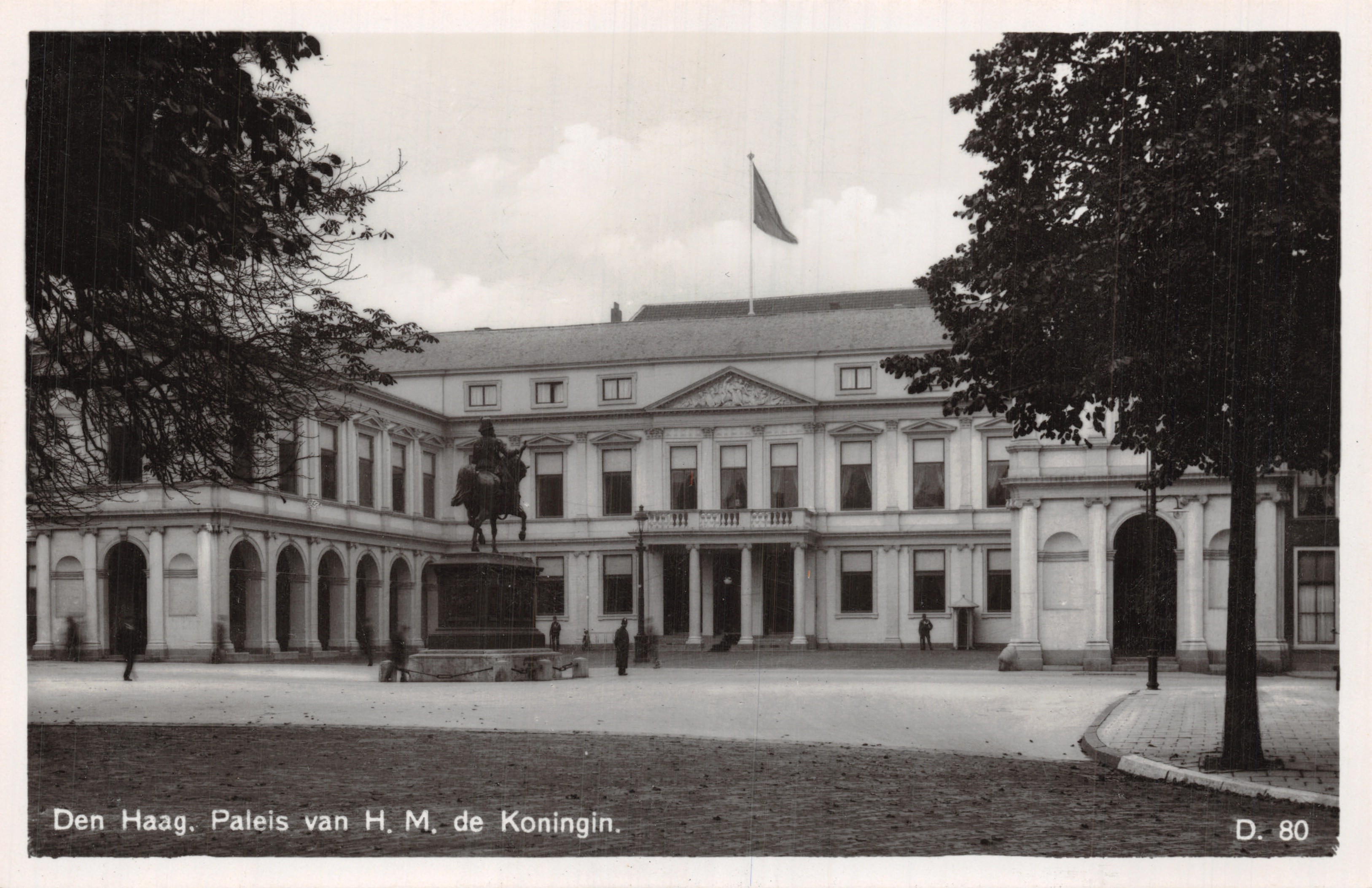 Den Haag — Palais de S.M. la Reine — éditeur D. 80