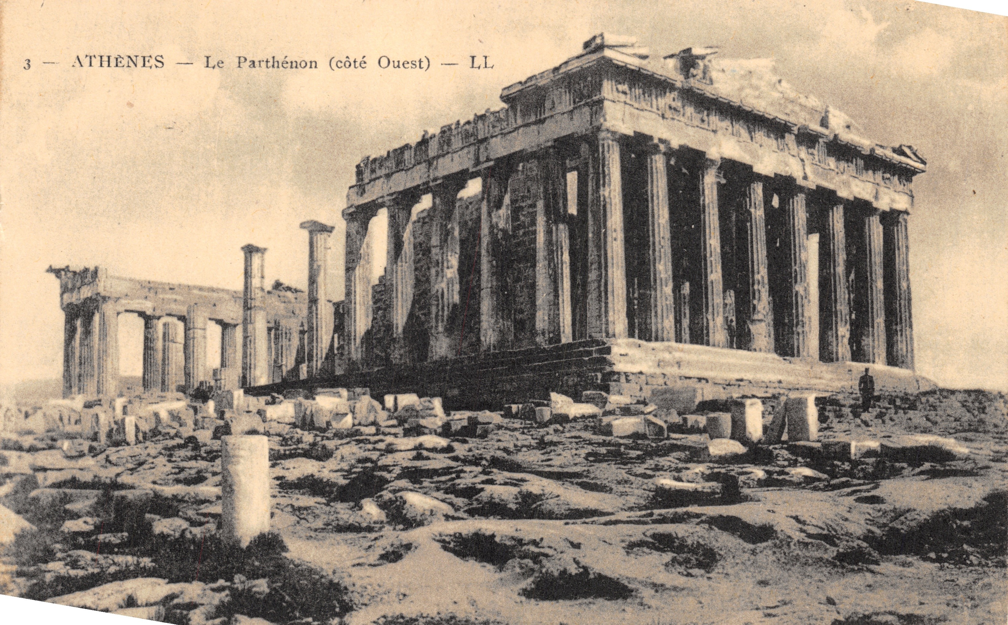 Athene — Het Parthenon (westzijde) — LL