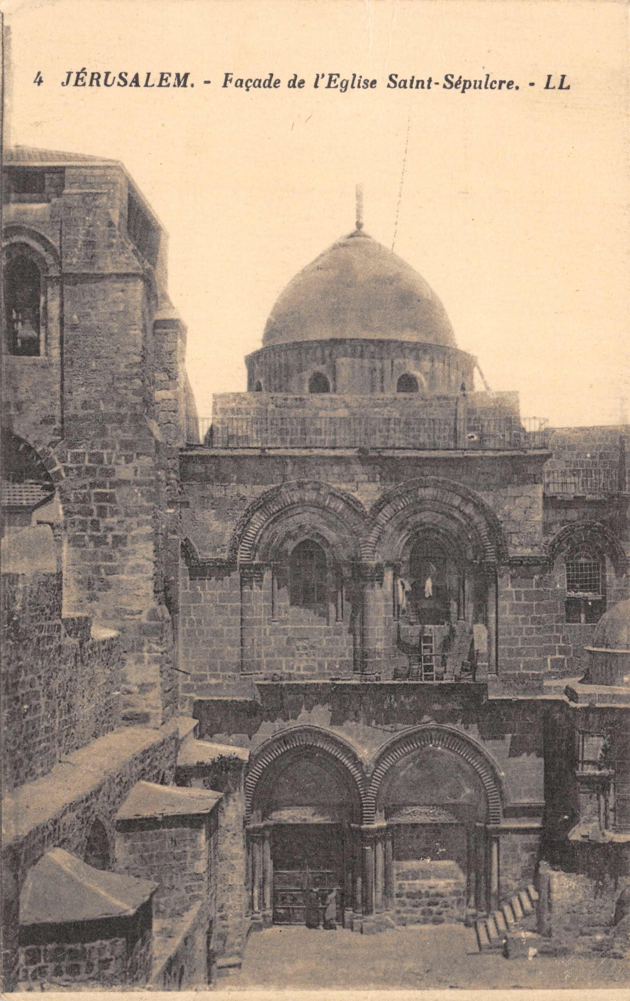 Jerusalem — Fassade der Kirche des Heiligen Grabes — LL
