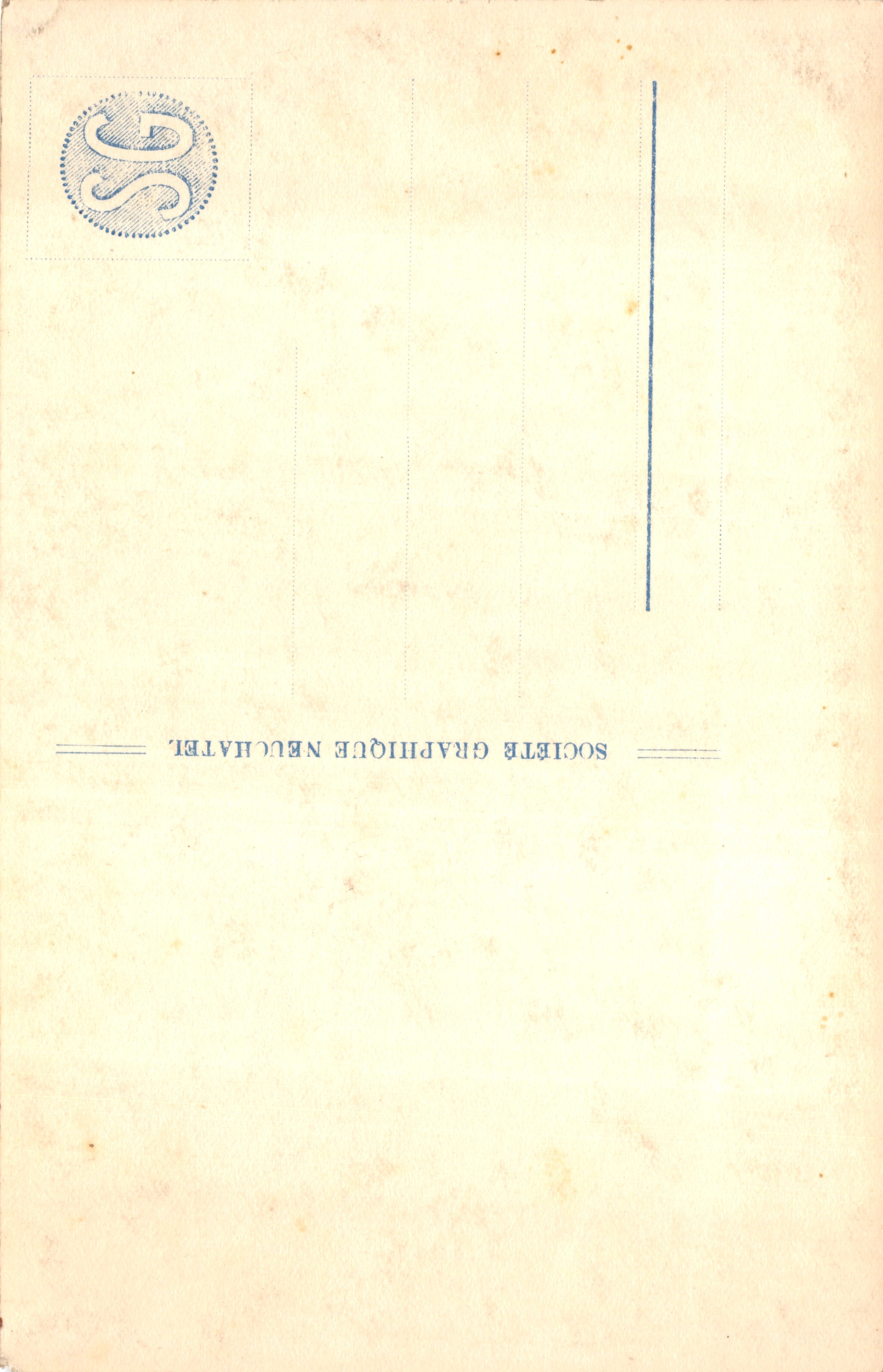 Source of the Rhône — Glacial Cave of the Rhone Glacier — Société Graphique Neuchâtel, no. 2903 — Back