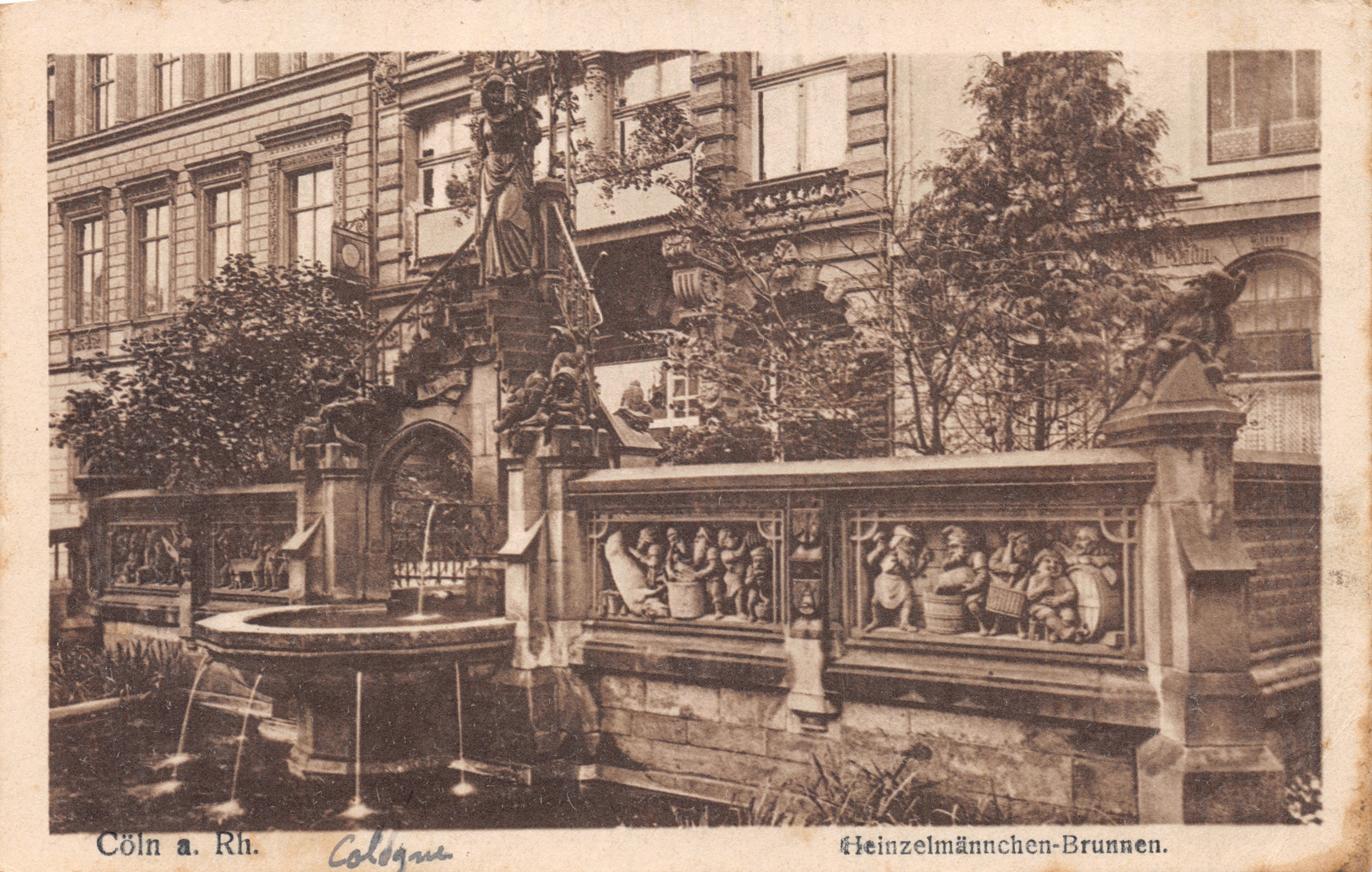 Cologne — Fontaine des Petits Hommes — W. Zierlein, Gérald