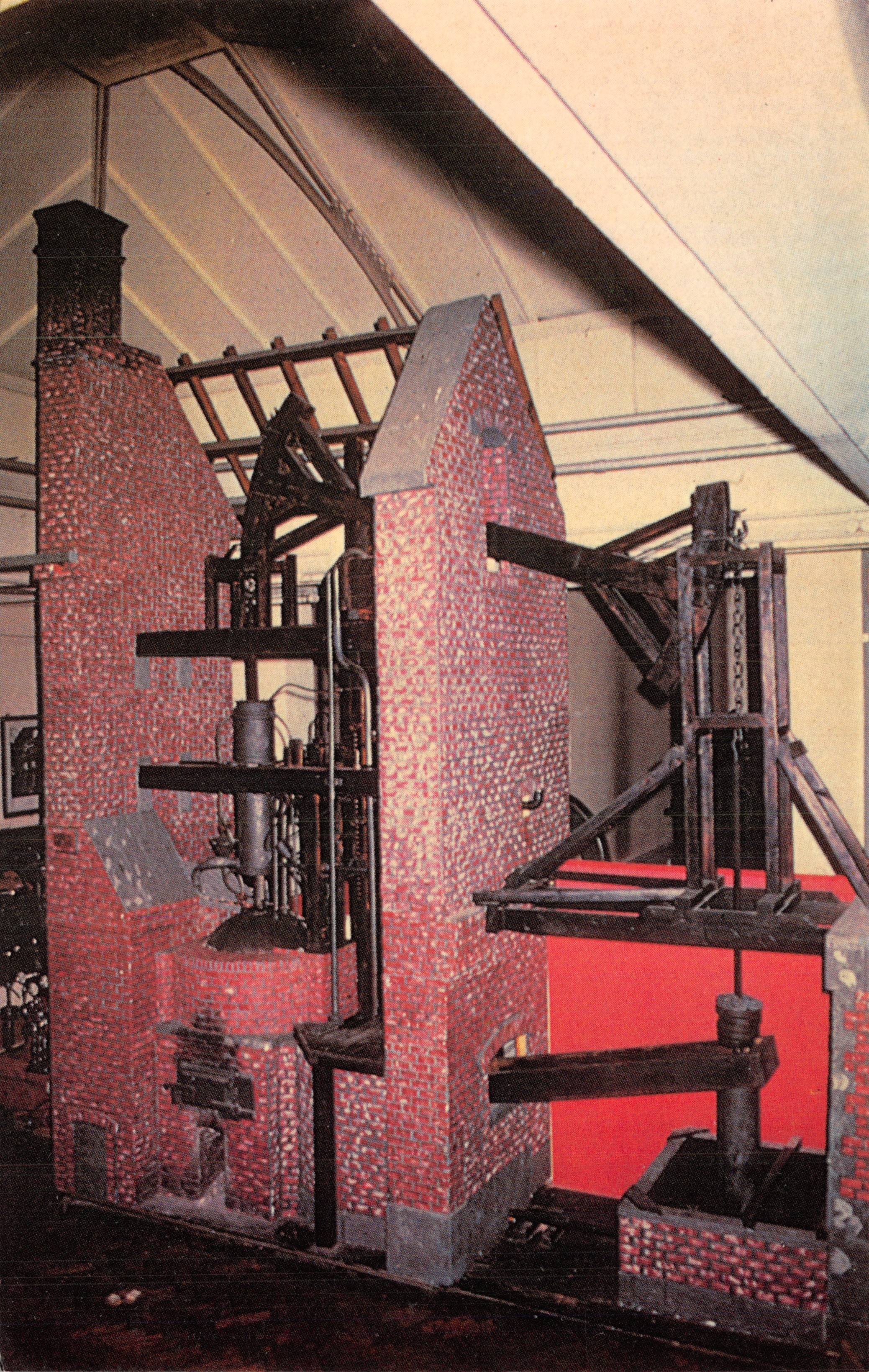 Model skrócony pierwszej maszyny parowej — wydawca Hadfield Print Services Ltd, nr 16