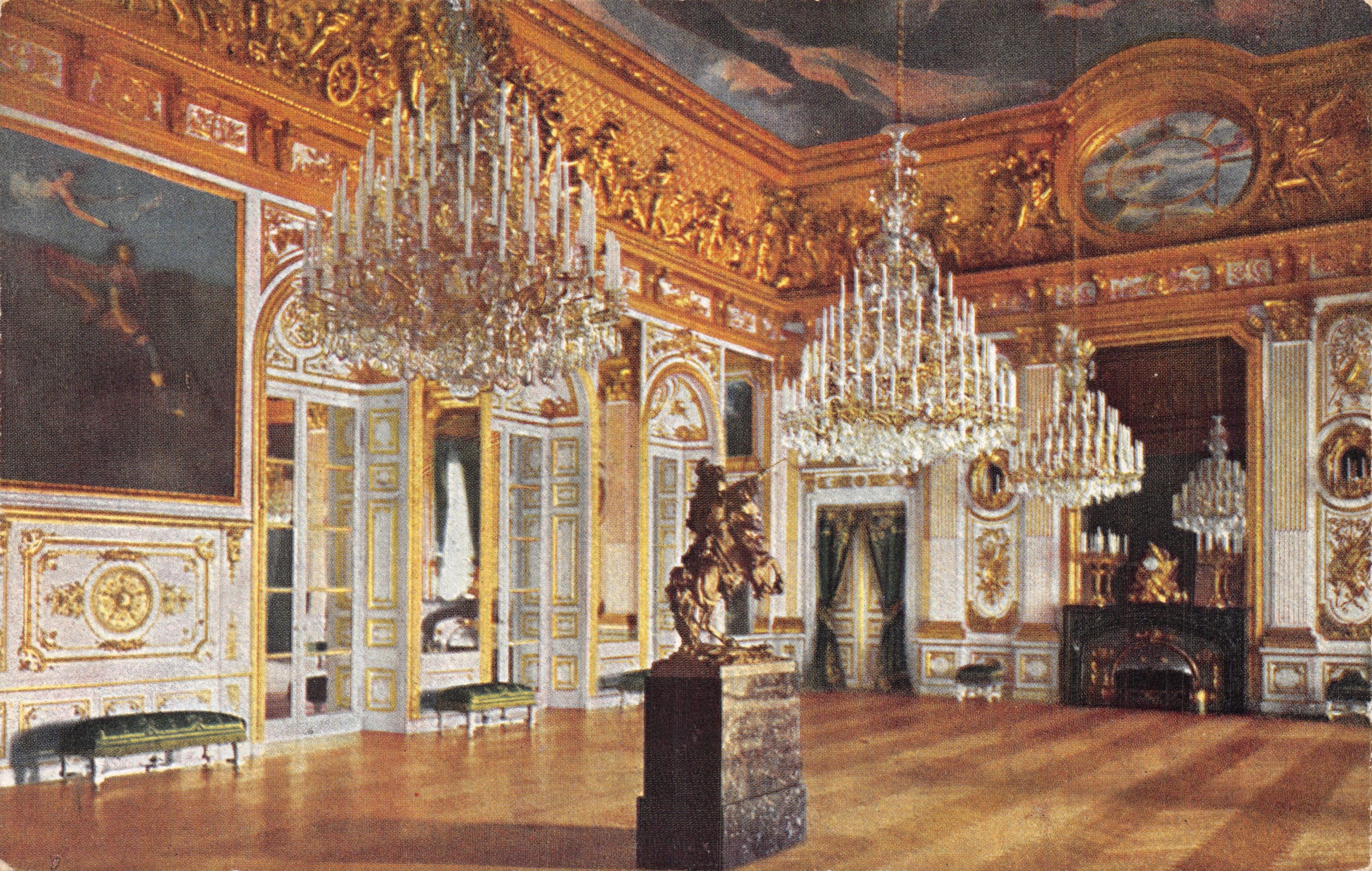 Schloß Herrenchiemsee — Ochsenaugensaal — éditeur: Martin Herpich Kunst- und Verlagsanstalt, München